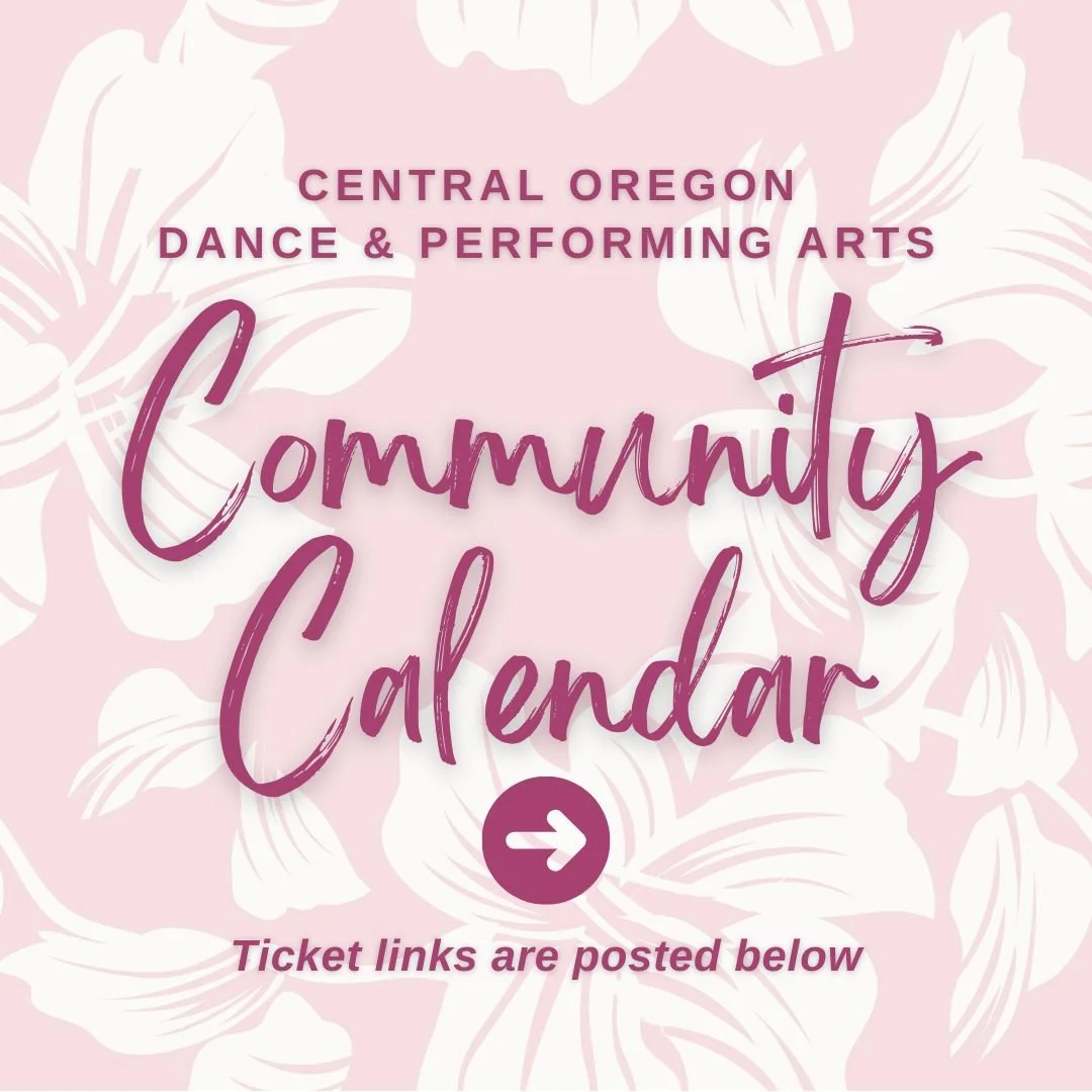 Check out these upcoming performances and events in April and beyond. We'll continue to post more as they get announced. Also watch for a separate post about upcoming team auditions and summer camps ;)

GISELLE
Central Oregon School of Ballet
April 1