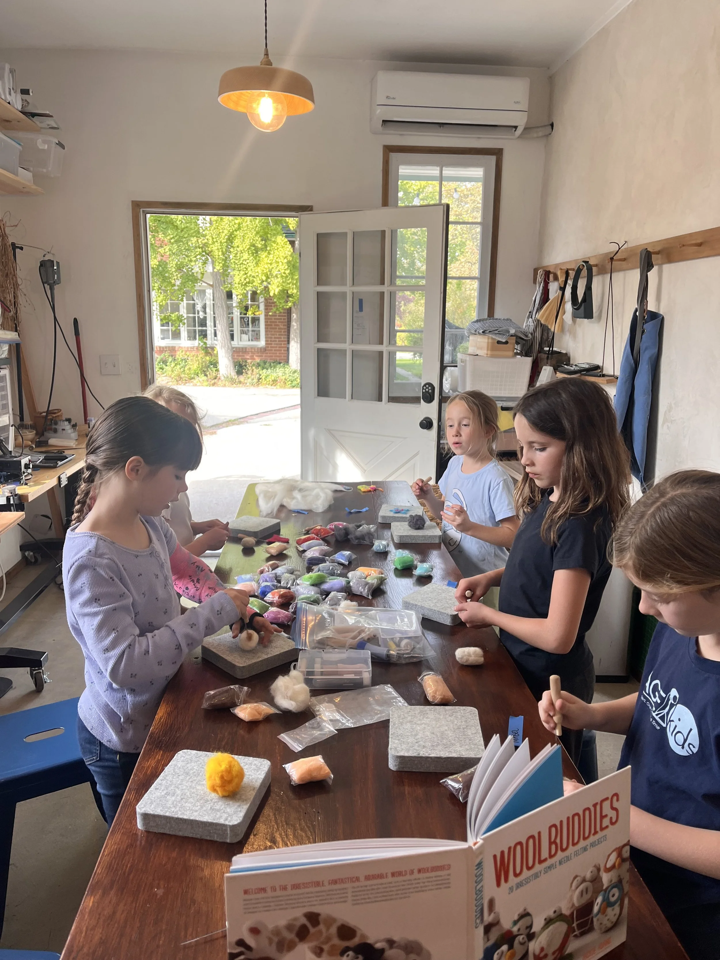 Wool Needle Felting  Spring Animals 