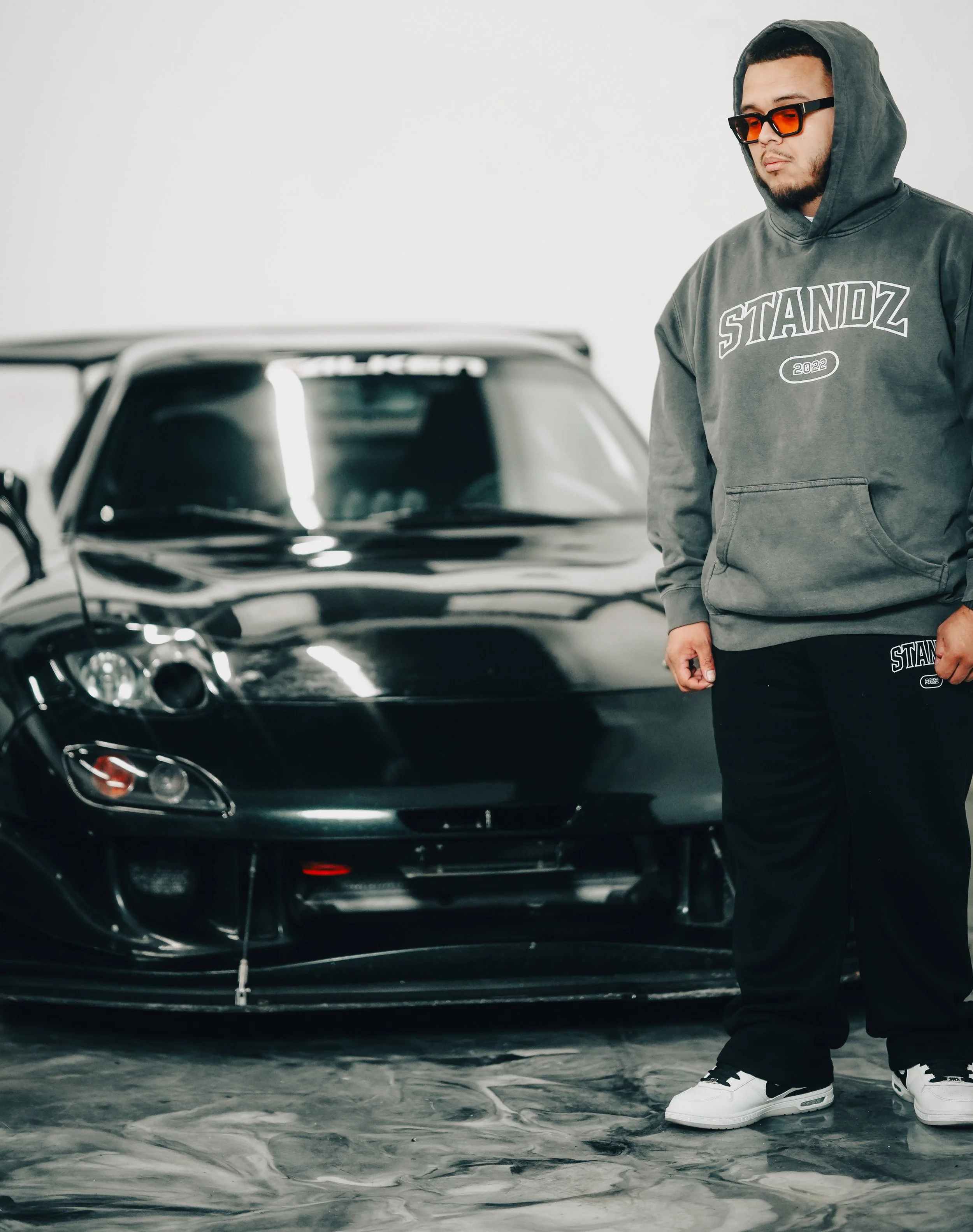 STANDZ UNIVERSITY HOODIE (FADED GRAY)