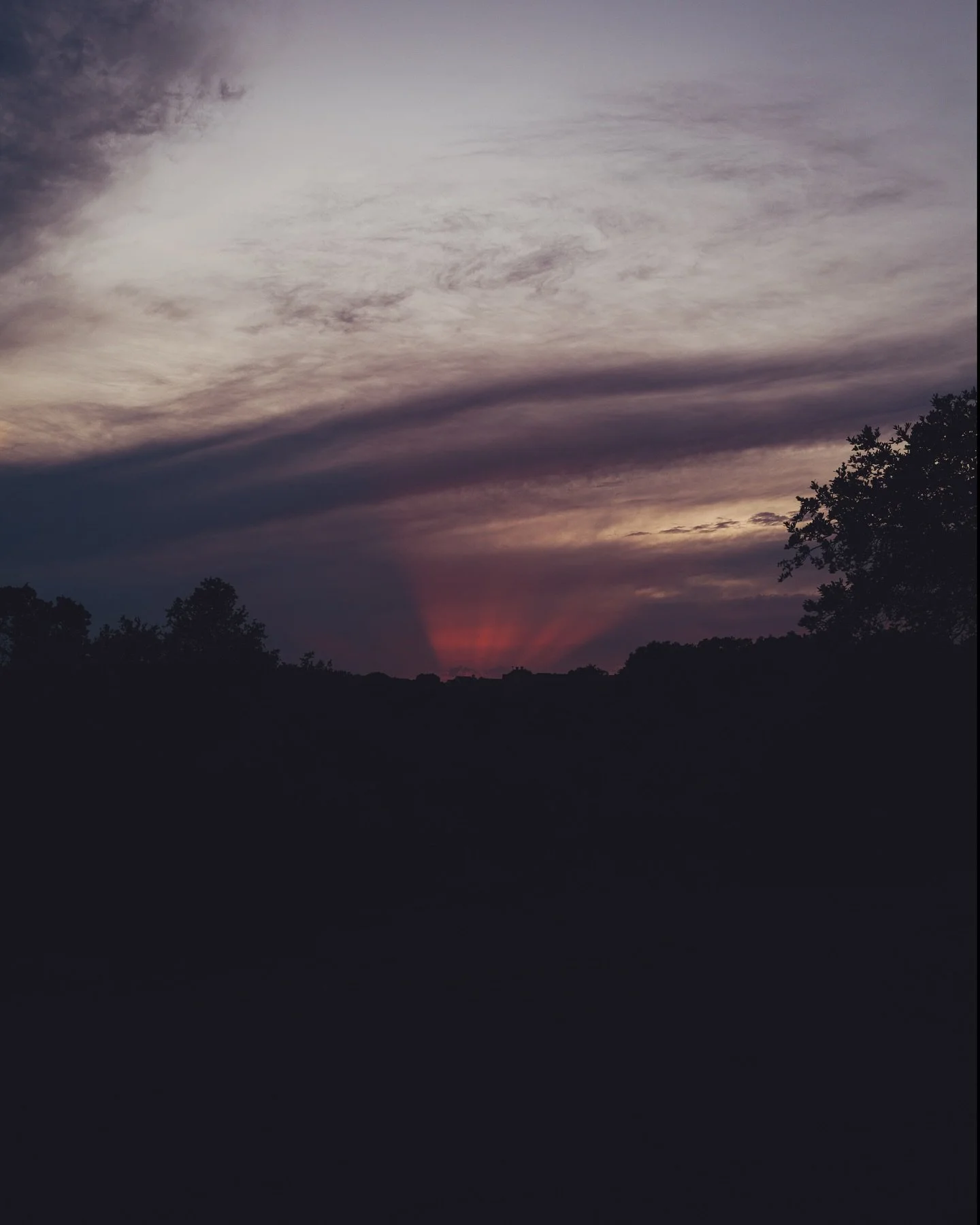 Three moments holding on to the last light.
Three days, each fading into night.

Randomness from the back porch. 

#LeicaQ2 #LeicaCamera #LeicaPhotography #LeicaLove #LeicaLook #LeicaShots
#SunsetPhotography #NaturePhotography #LandscapePhotography #