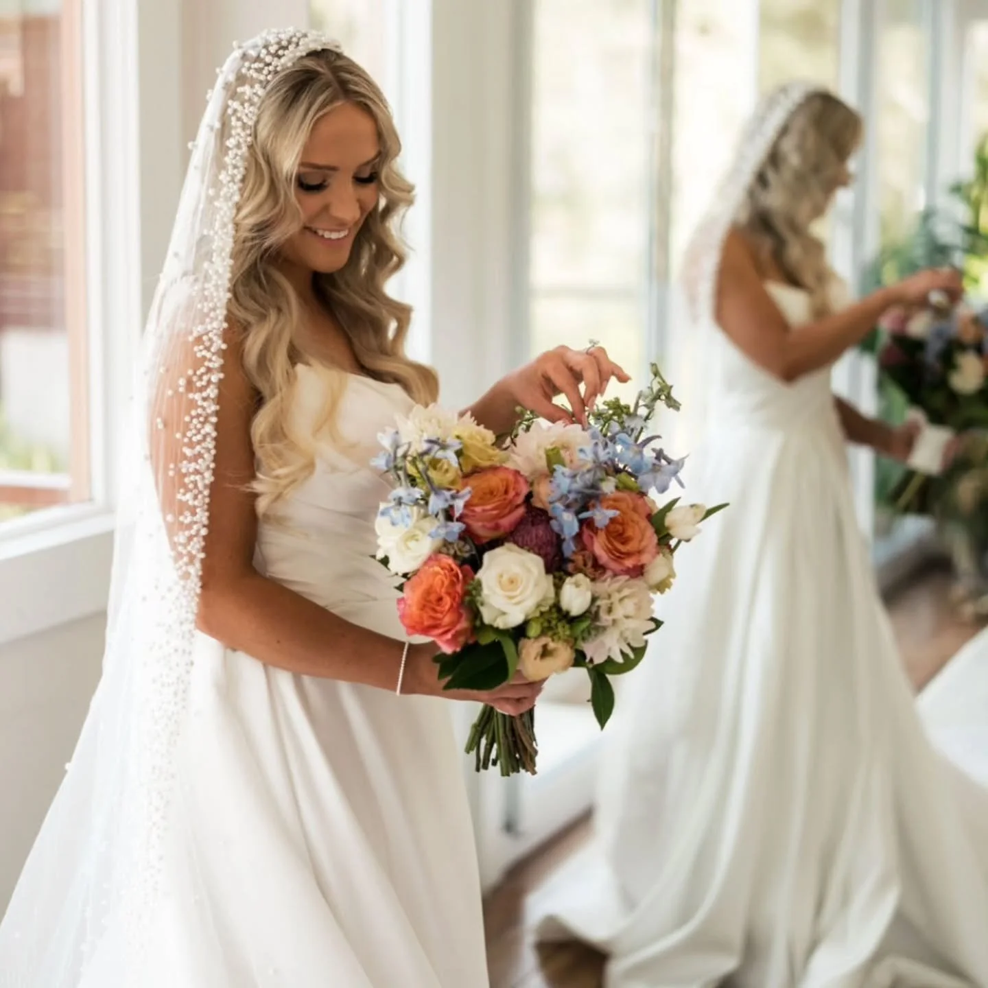 K E I R A
.
.
When the entire album lands in your inbox and you want to share everything! How beautiful is our Bride! Her smile is everything. 💍
.
.
📸 | @somethingswildweddings
MUA | @sminka_ink 
Hair | @dabarkohair 
Flowers | @wattlewood_floral
Ve