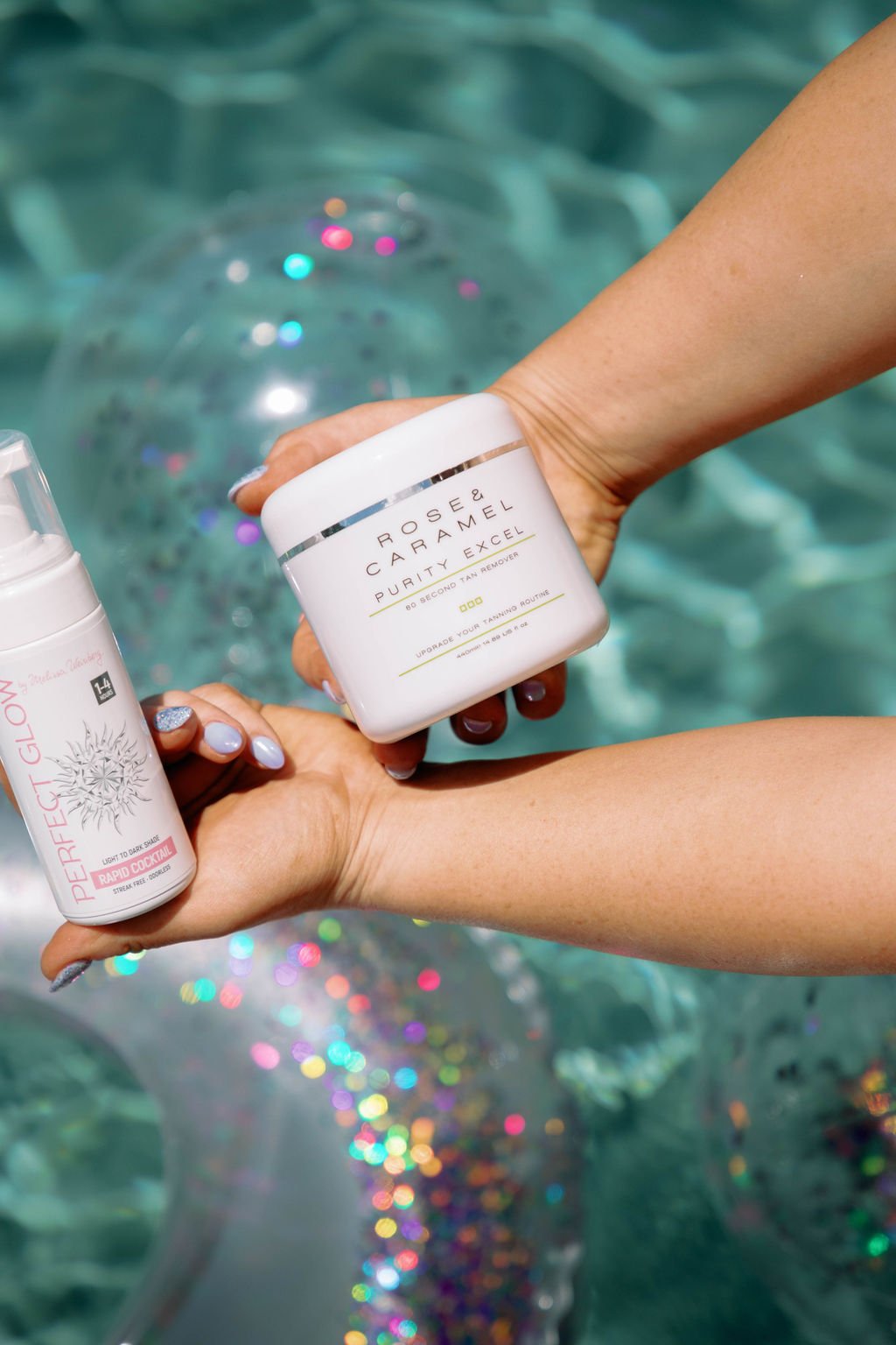 Rose & Caramel 60 second tan remover