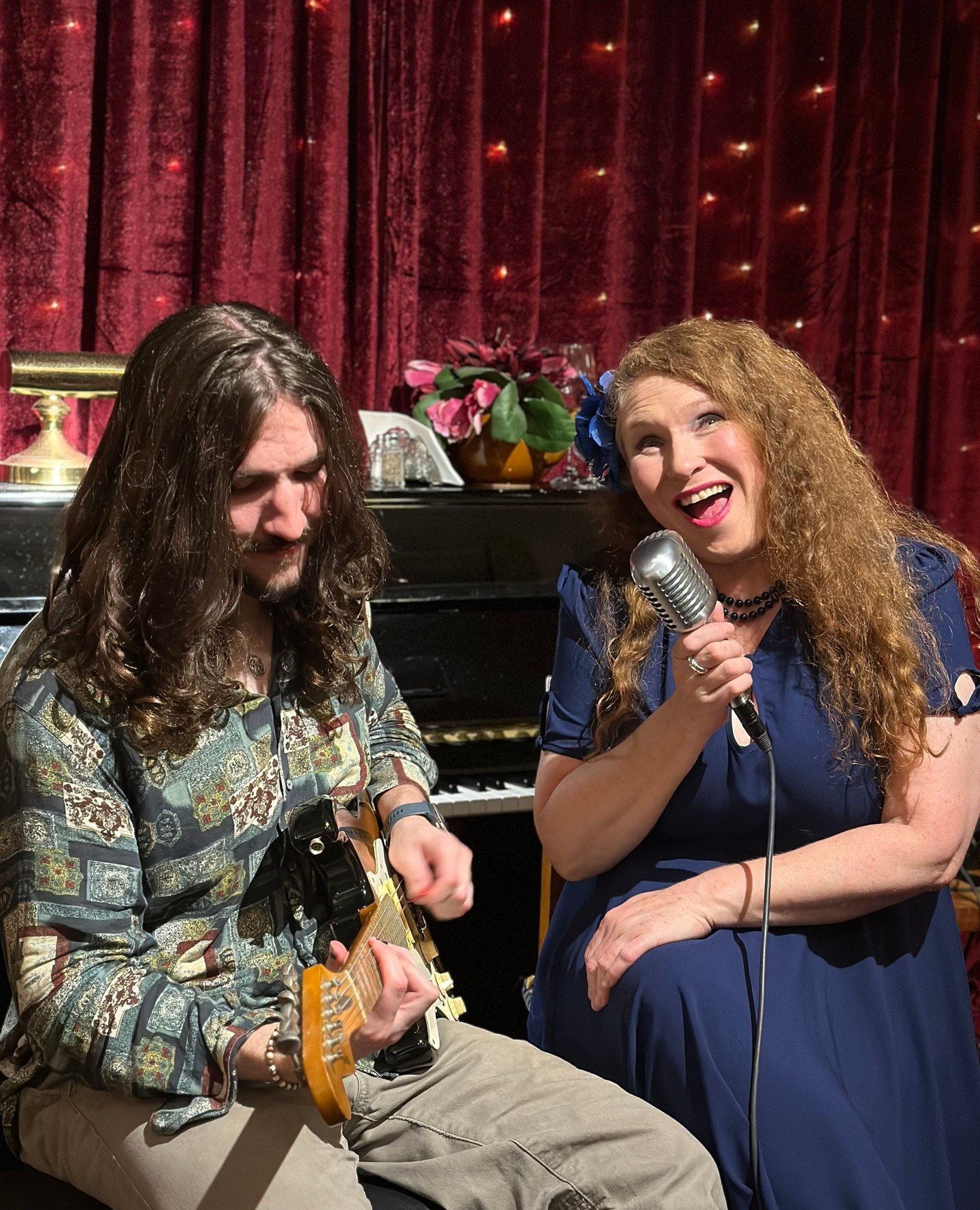 Join us for live music tonight with The Frox!⁠
⁠
Featuring the masterfully-syncopated guitar stylings of Joel Fox, coupled with the authentically-vintage, rich and moody vocals and radiant effervescence of Kristina Frazer. Together they span Blues, J