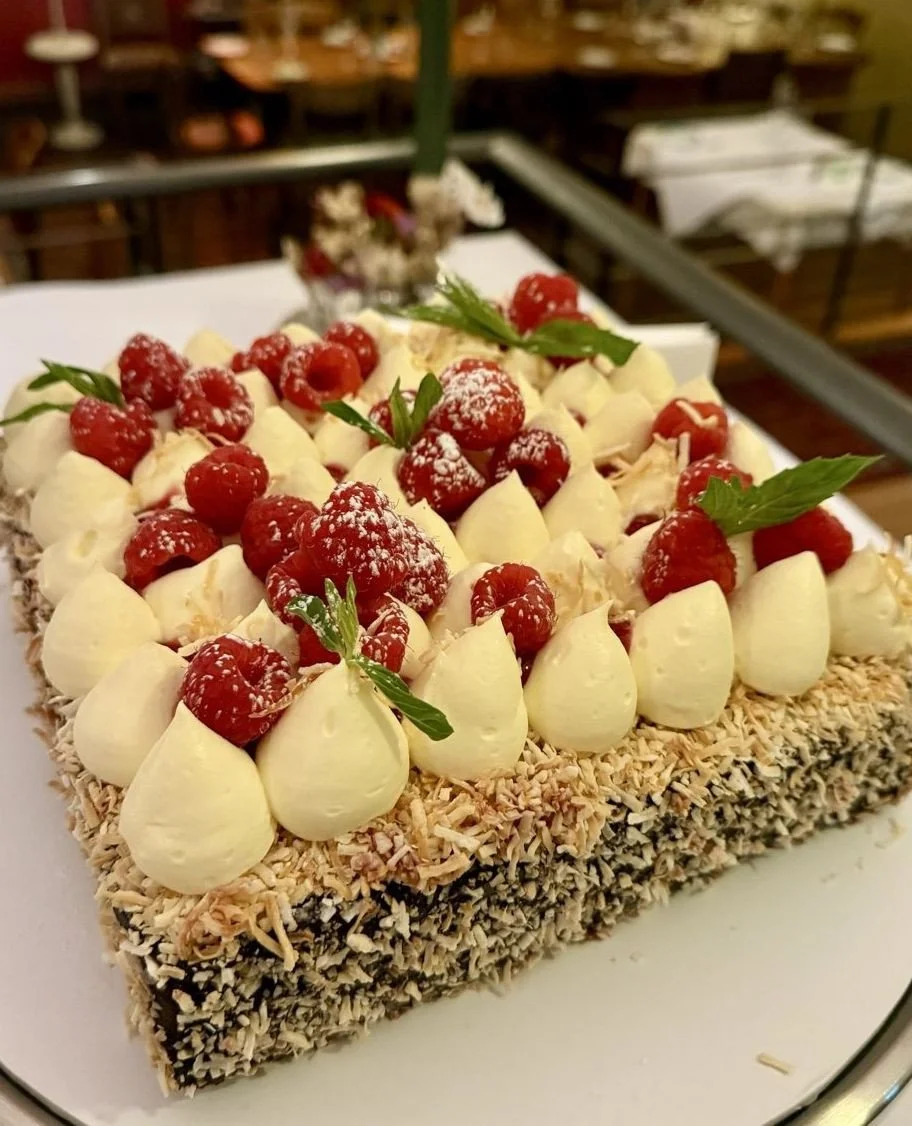 There's still time to order our festive celebration cakes, perfect for your next Christmas party or gathering. ⁠
⁠
🍰 Raspberry Lamington⁠
🍰 Christmas Black Forest Cake⁠
🍰 Lemon Tart⁠
🍰 Christmas Carrot Cake⁠
⁠
Cakes are made to order, and availab