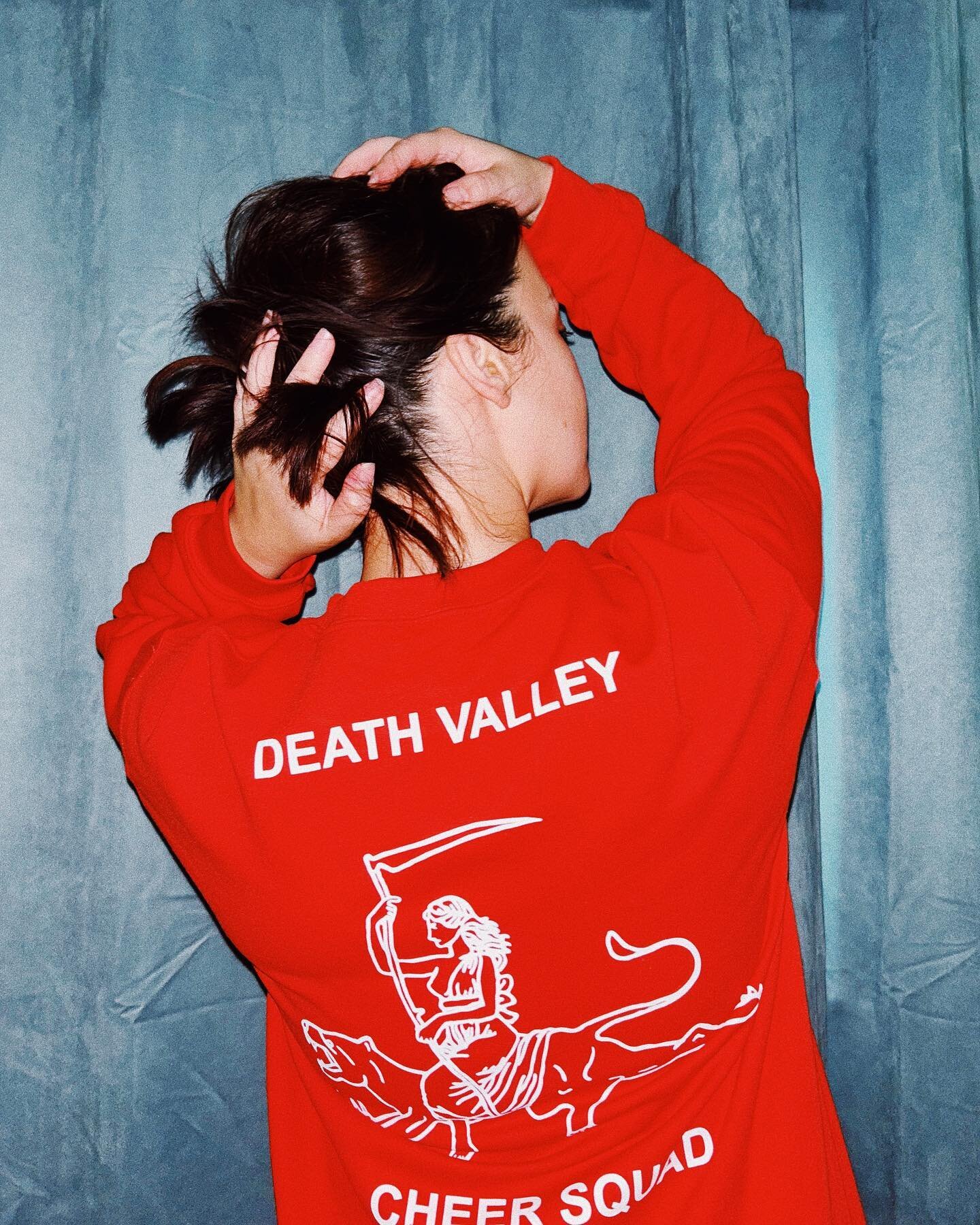 TOMORROW 🏁 Limited run of our classic crew sweaters will be available + we&rsquo;re set up to take cards &amp; Venmo ✨ See you at @sodabarsd ! Tix in bio.