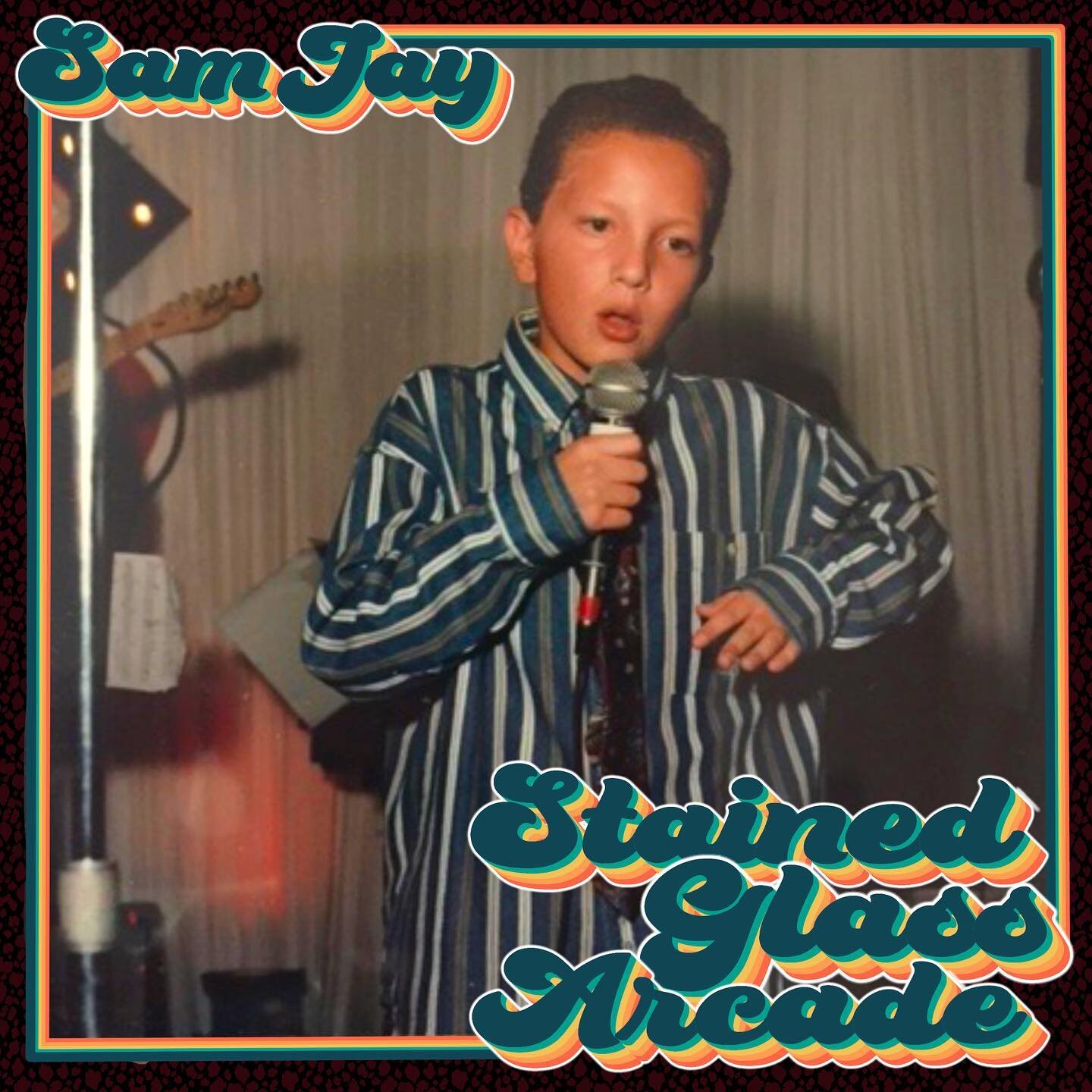 This is my cover for Stained Glass Arcade. This is a picture of me at my cousin Daniel&rsquo;s Bar Mitzvah when I was like 10 years old. I already considered myself a rapper at that point, and I said fuck it and got up and performed some type of free