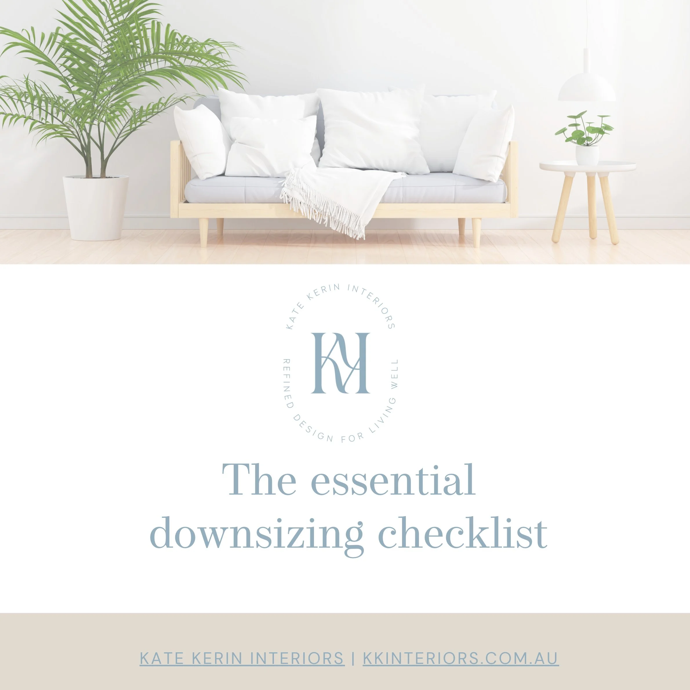 The essential downsizing checklist