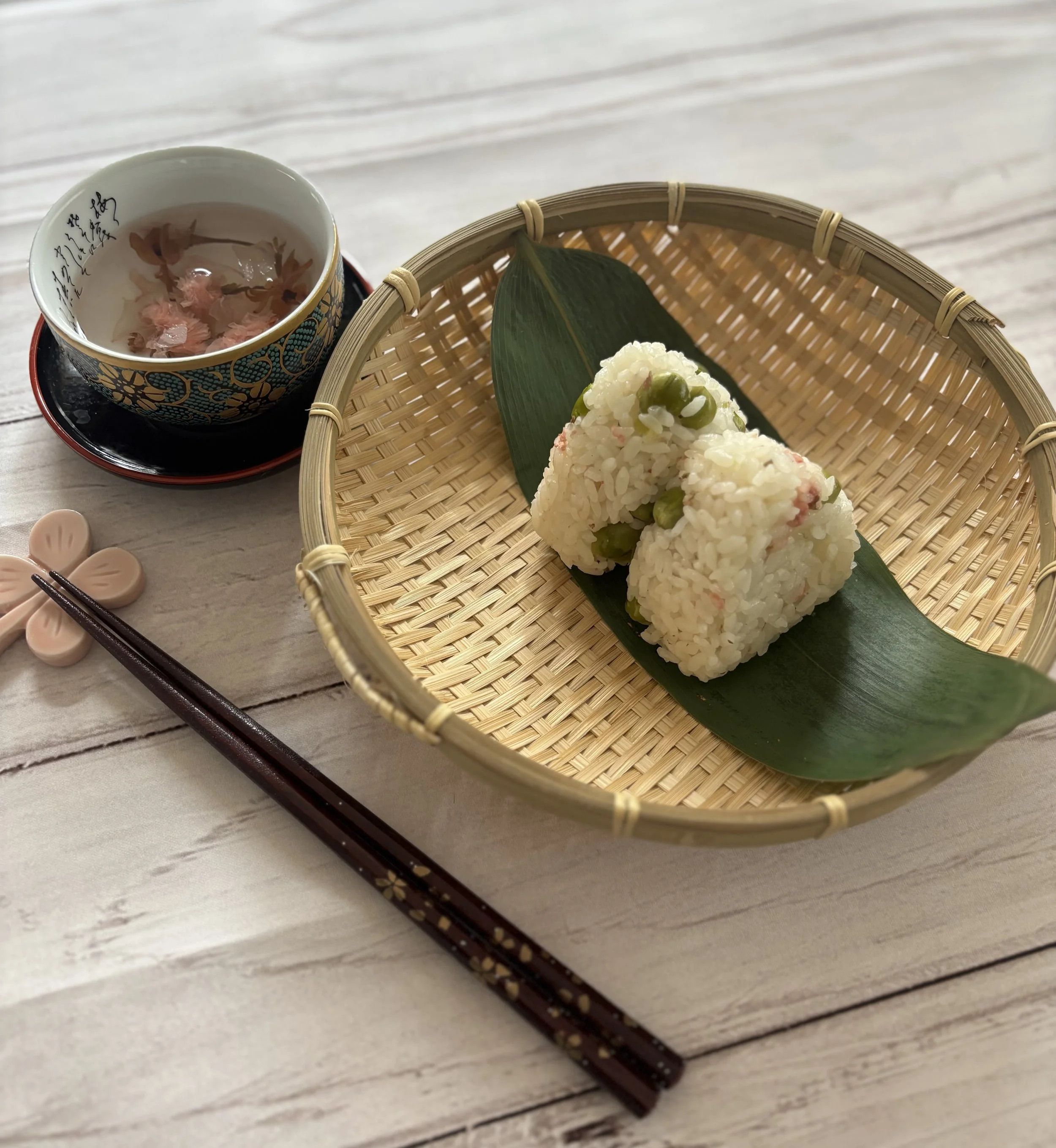 Sakura-Onigiri- Japanese Home Cooking and Sweets Class in Tokyo