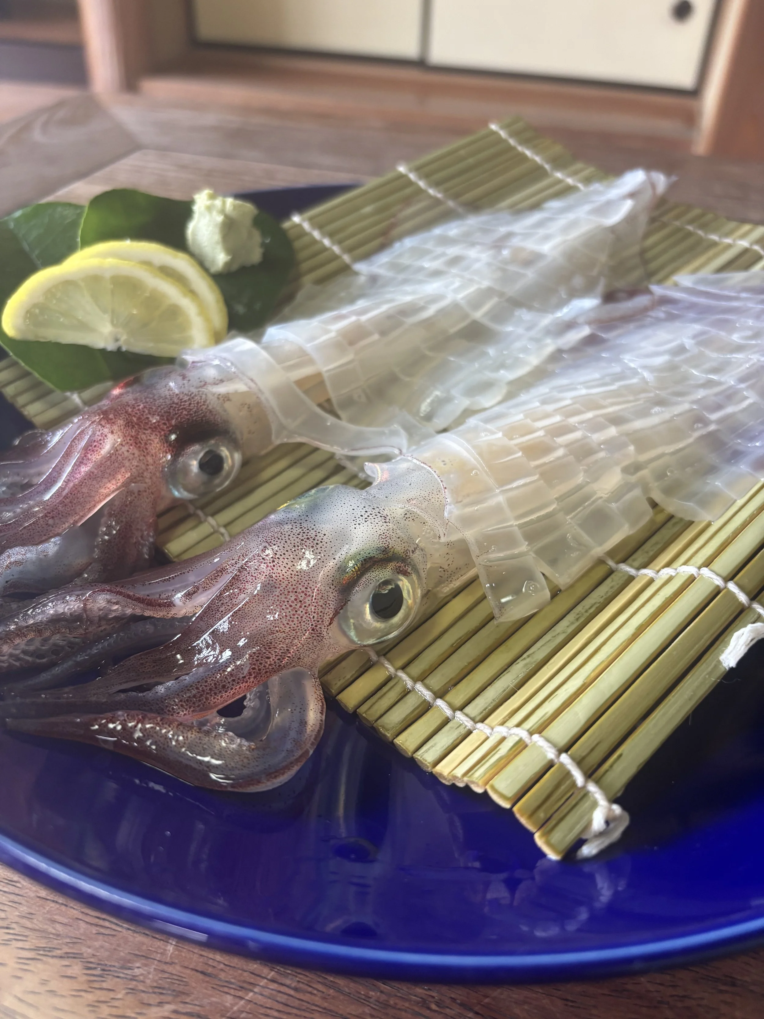 Yobuko squid in Saga- Japanese Home Cooking and Sweets Class in Tokyo