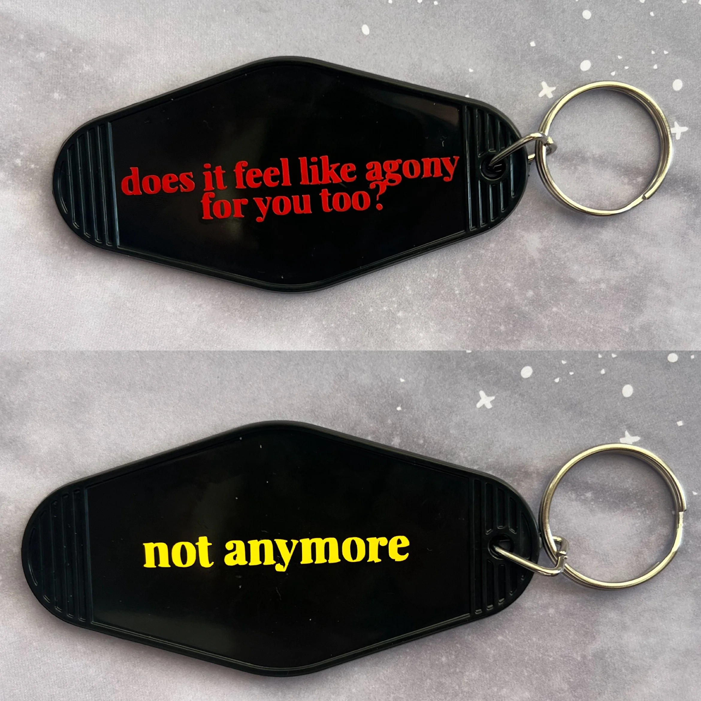 Agony Dialogue - Heated Rivalry Keychain