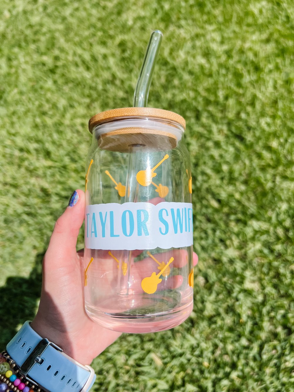 Taylor Swift Tour Glass Cup