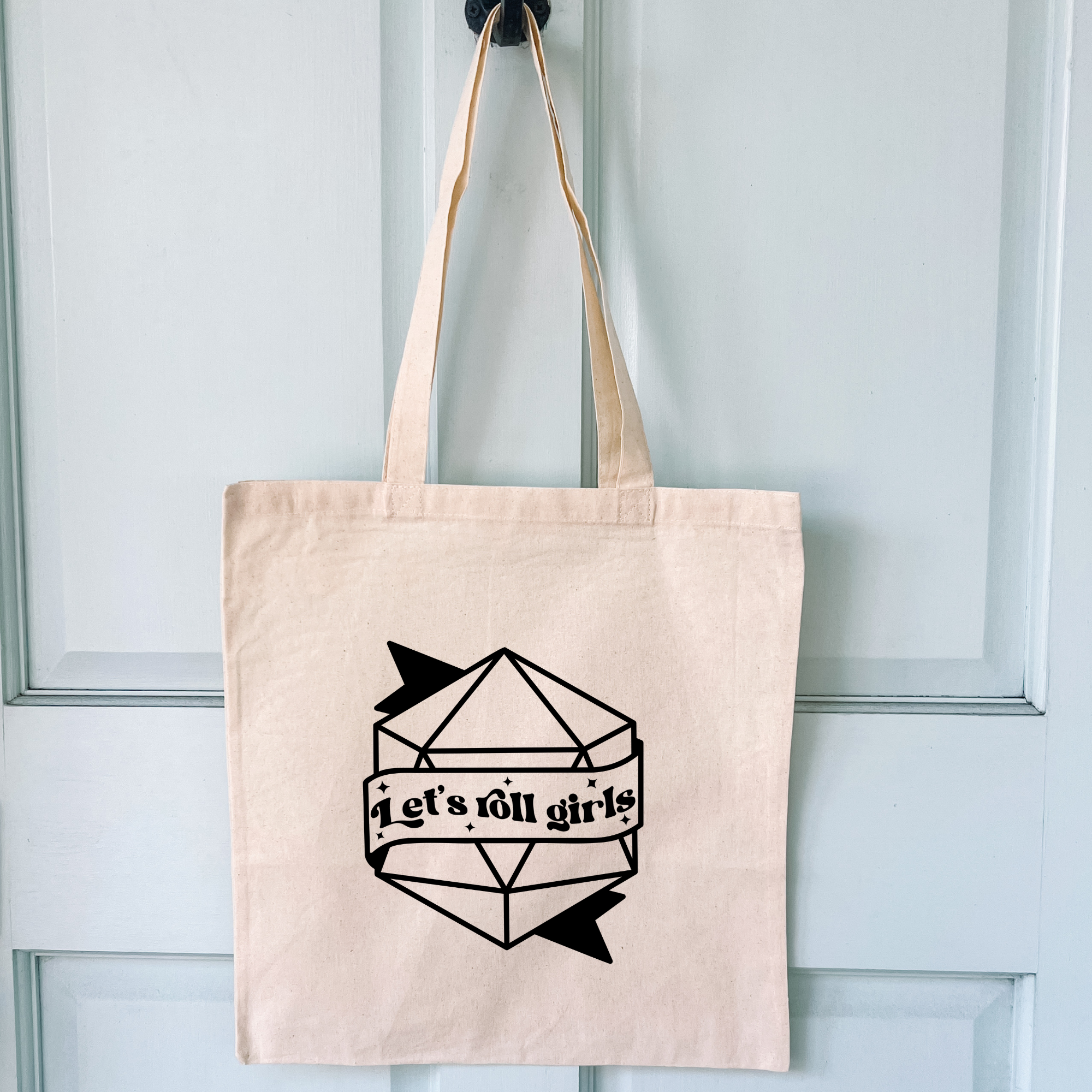 Let's Roll Girls Tote Bag