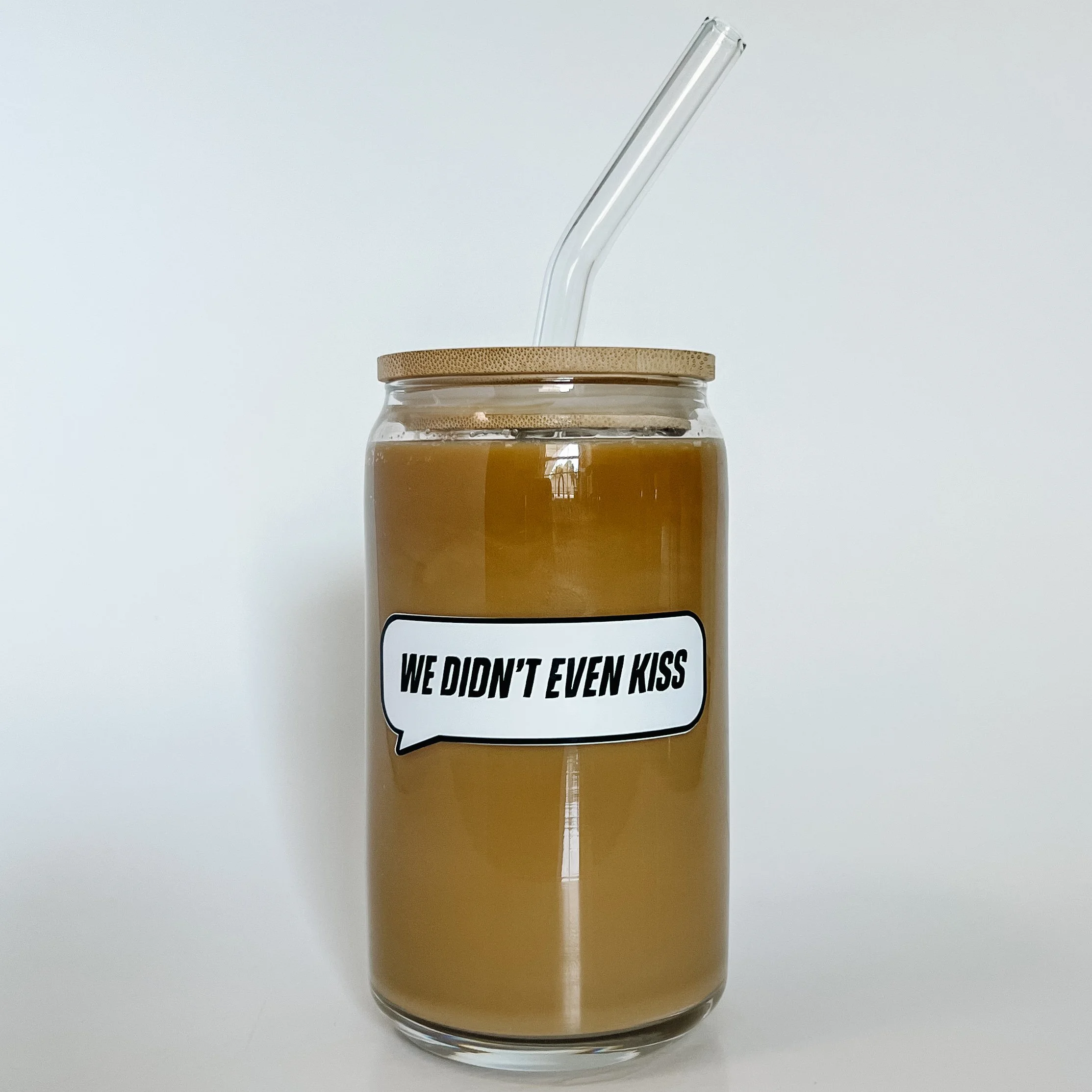 We Didn't Even Kiss - Heated Rivalry Glass Cup