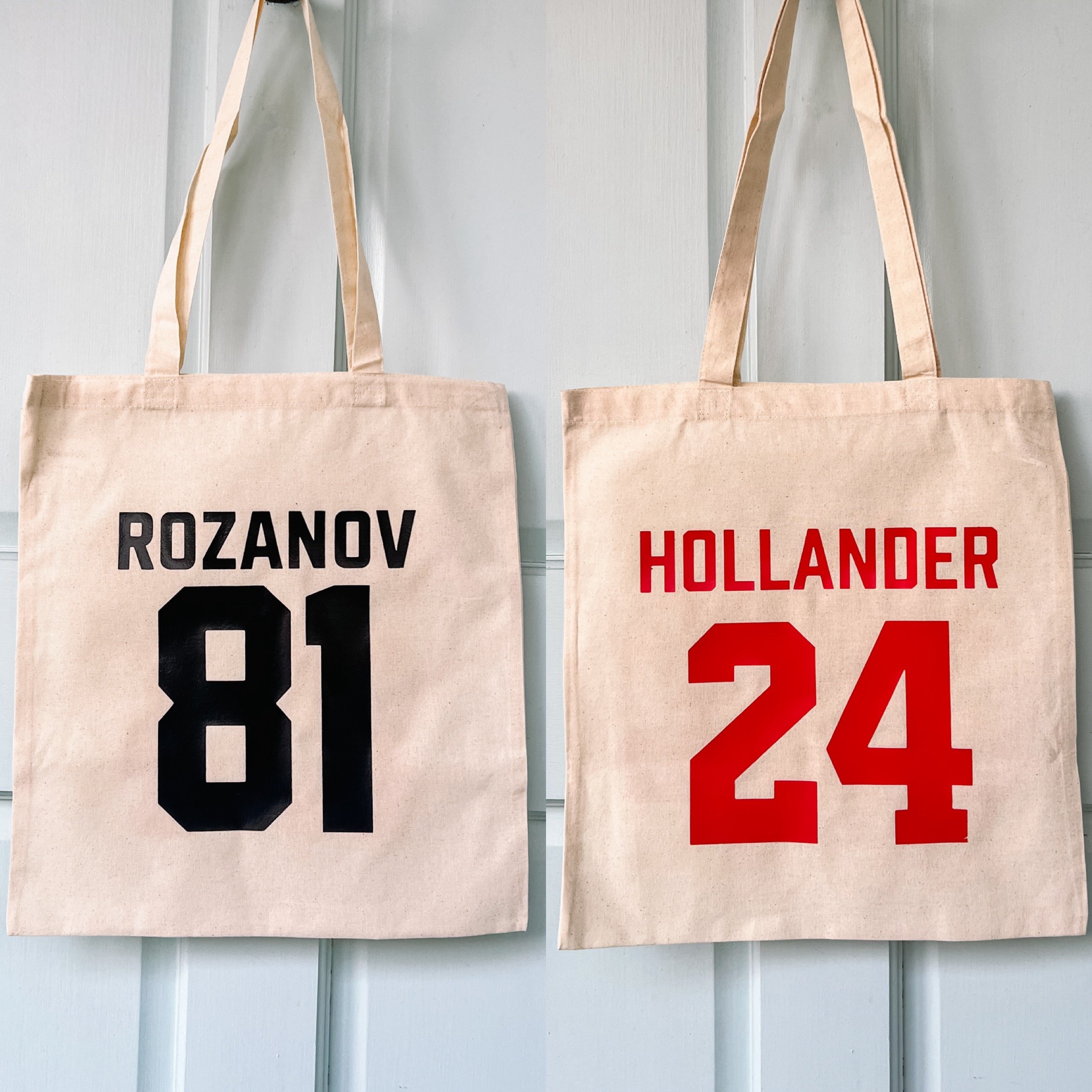 Hollander & Rozanov Double-Sided Jersey - Heated Rivalry Tote Bag