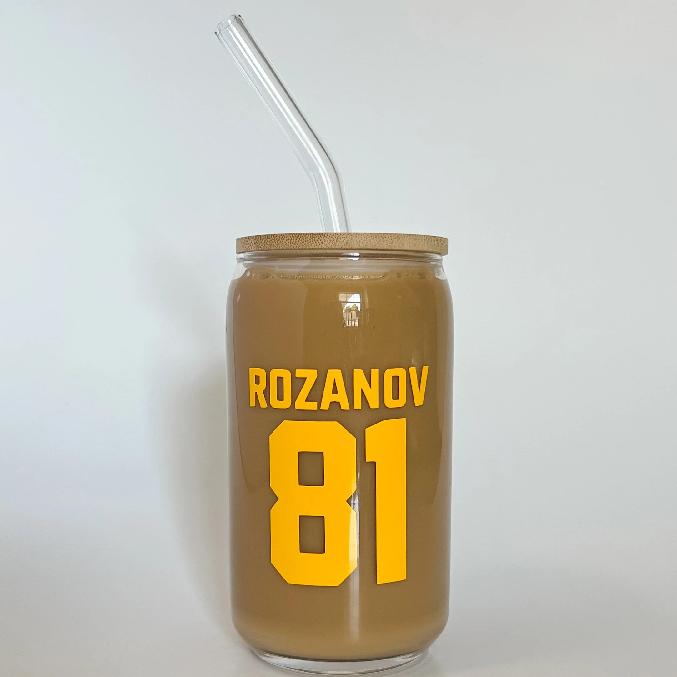 Rozanov Jersey - Heated Rivalry Glass Cup