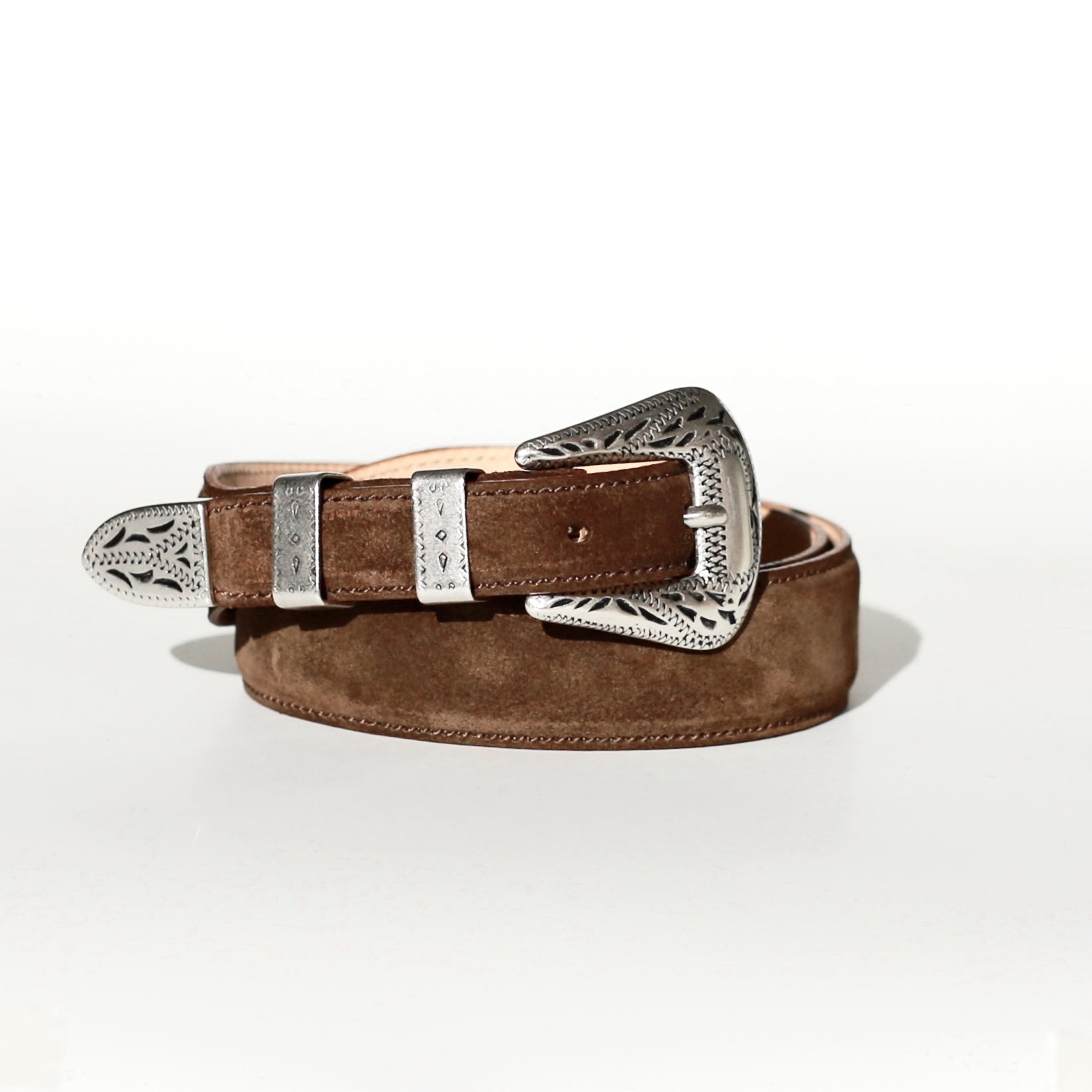 Snuff Suede Western Belt