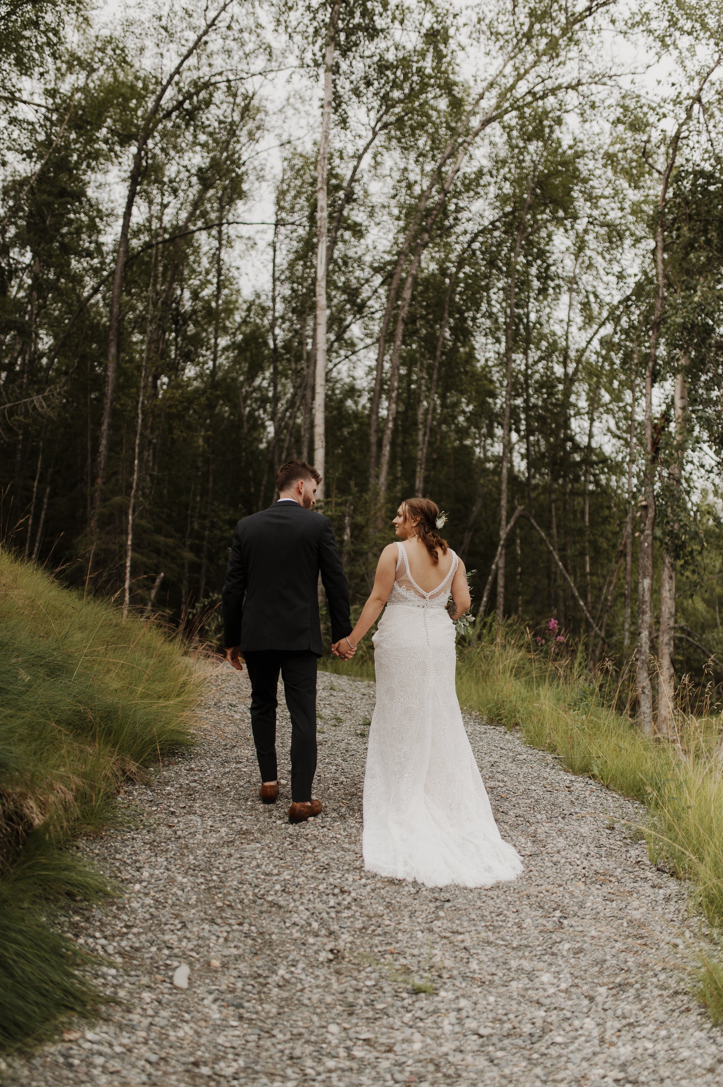 Dreamy Forest Wedding in Wasilla Alaska