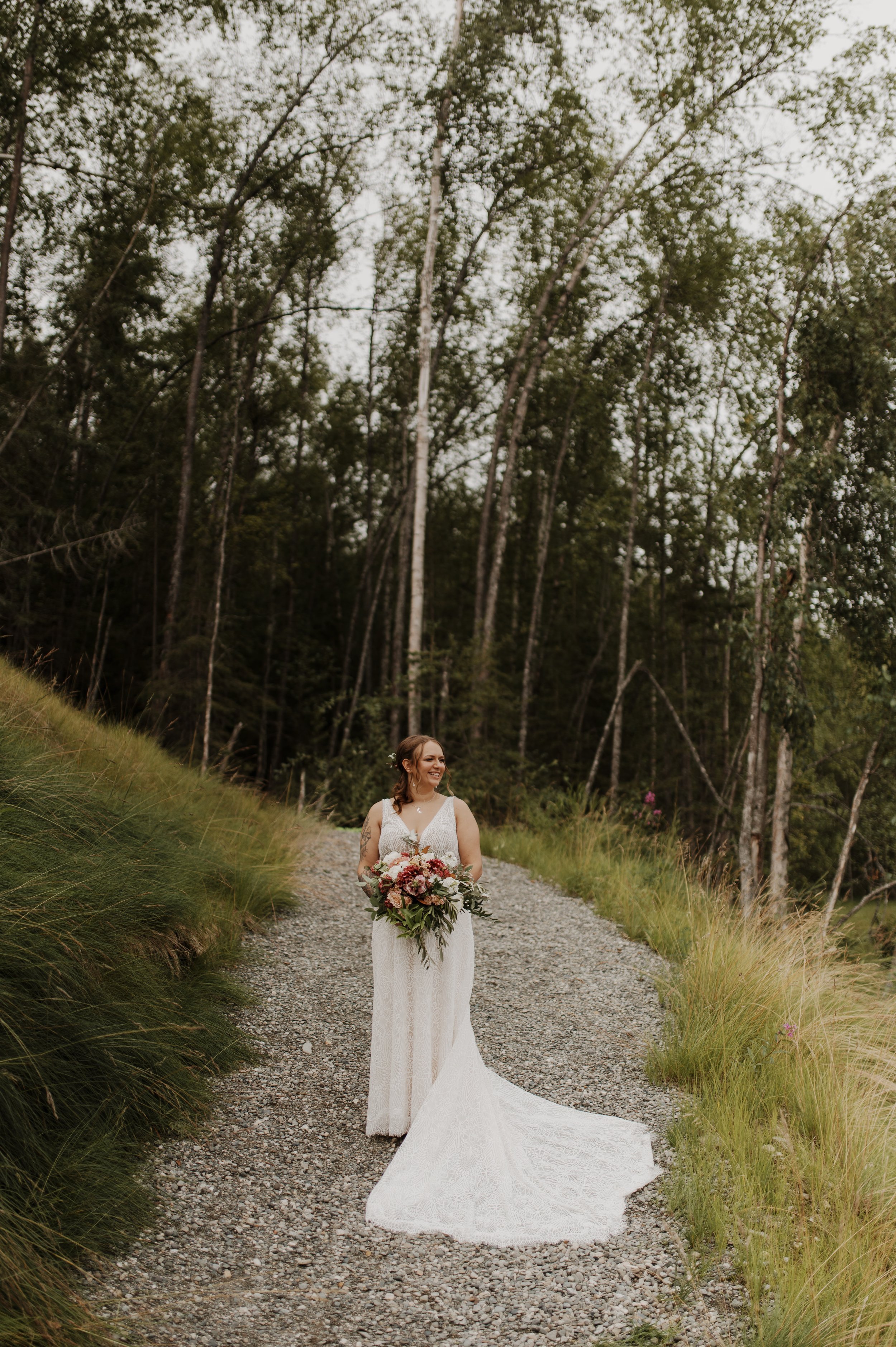 Dreamy Forest Wedding in Wasilla Alaska
