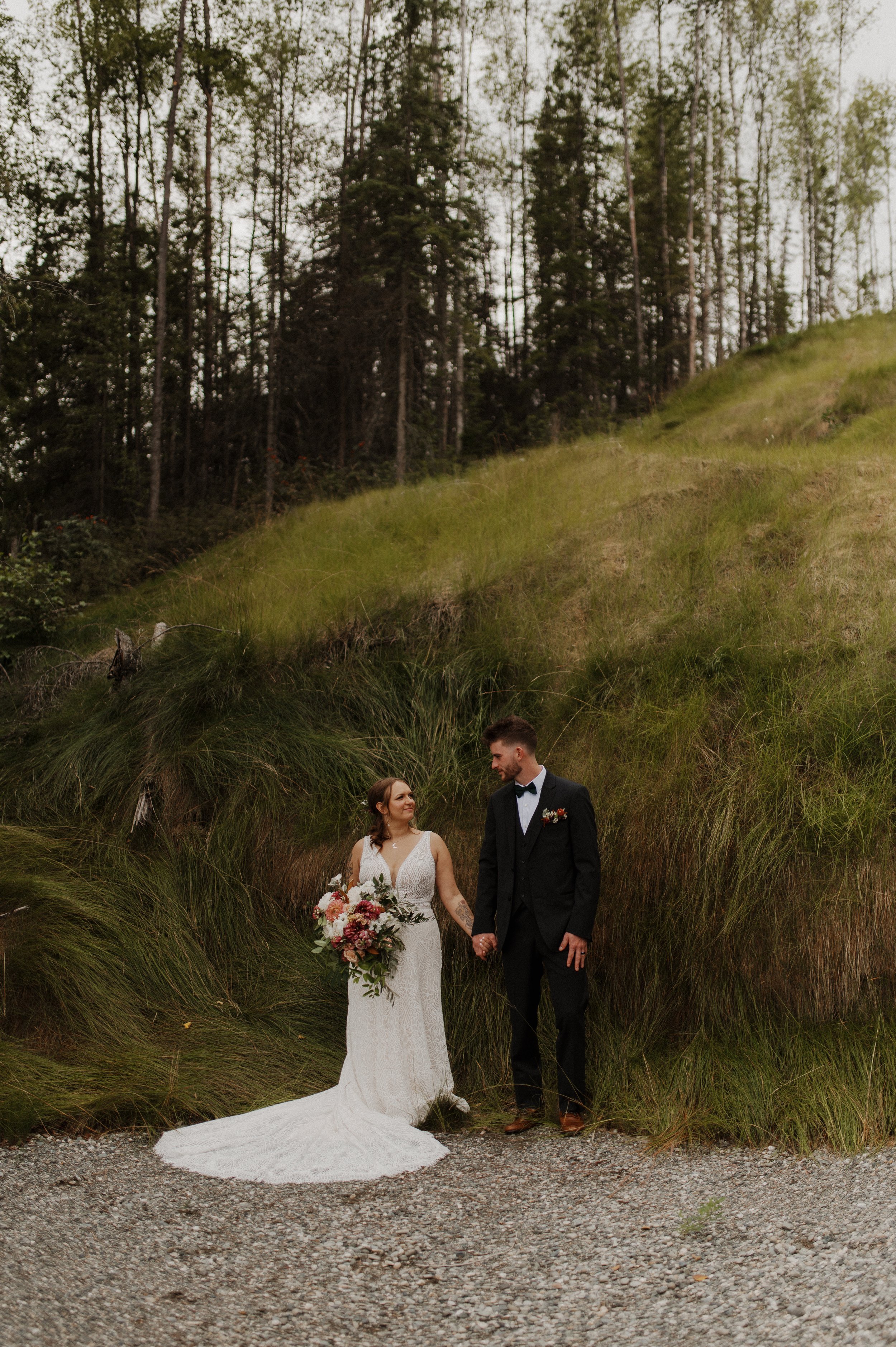 Dreamy Forest Wedding in Wasilla Alaska