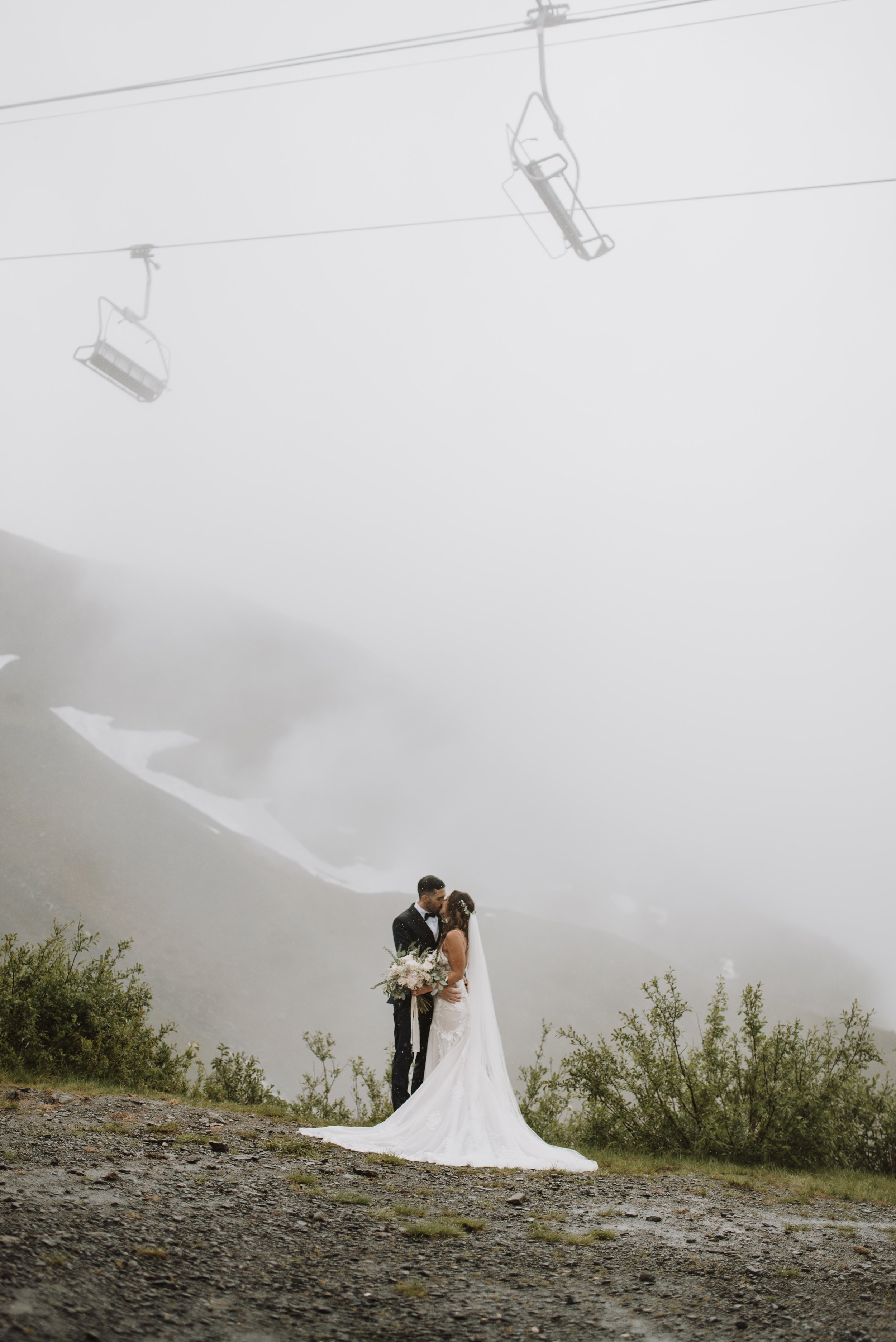 Inspiration for Rainy Day Weddings in Girdwood, Alaska