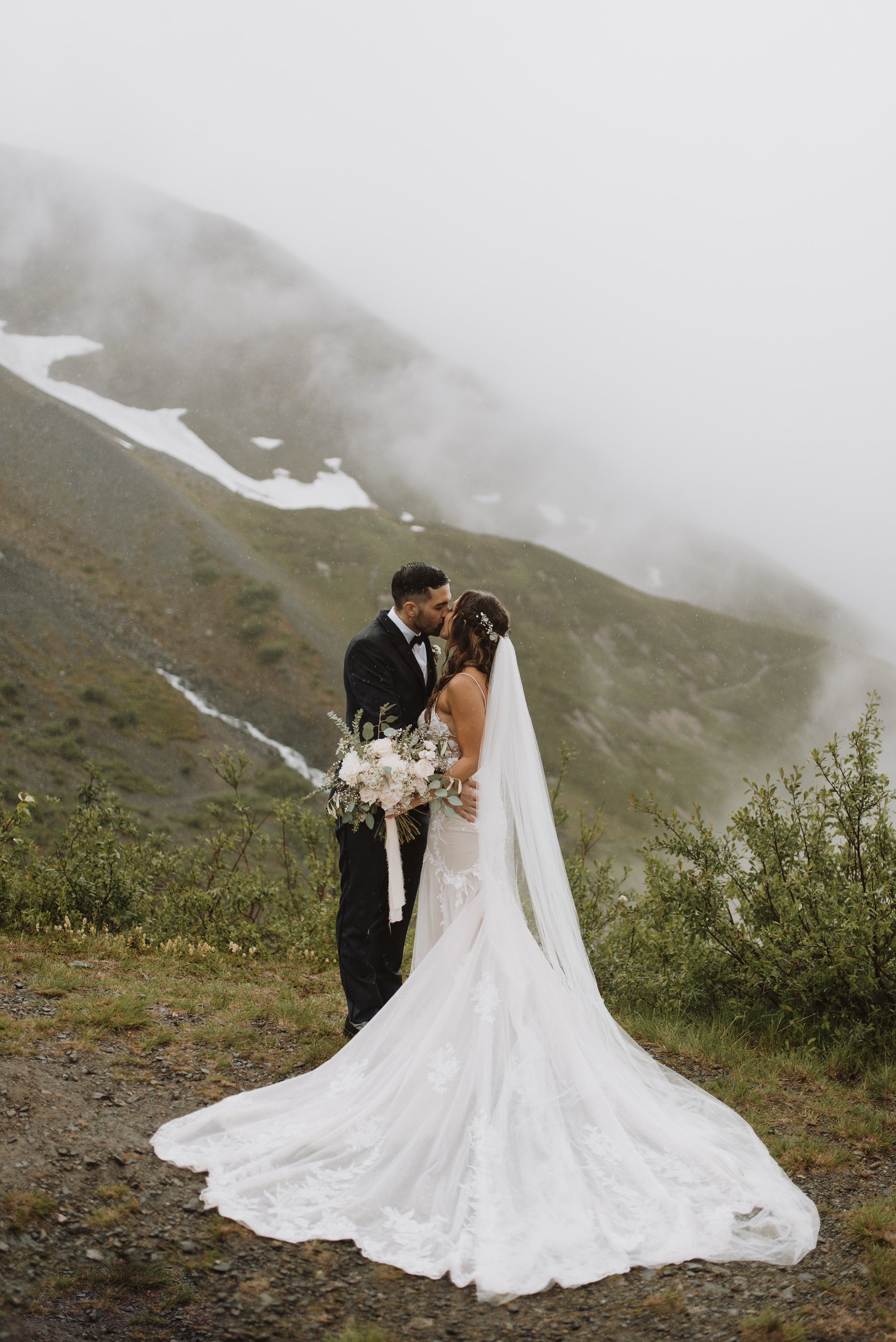 Inspiration for Rainy Day Weddings in Girdwood, Alaska