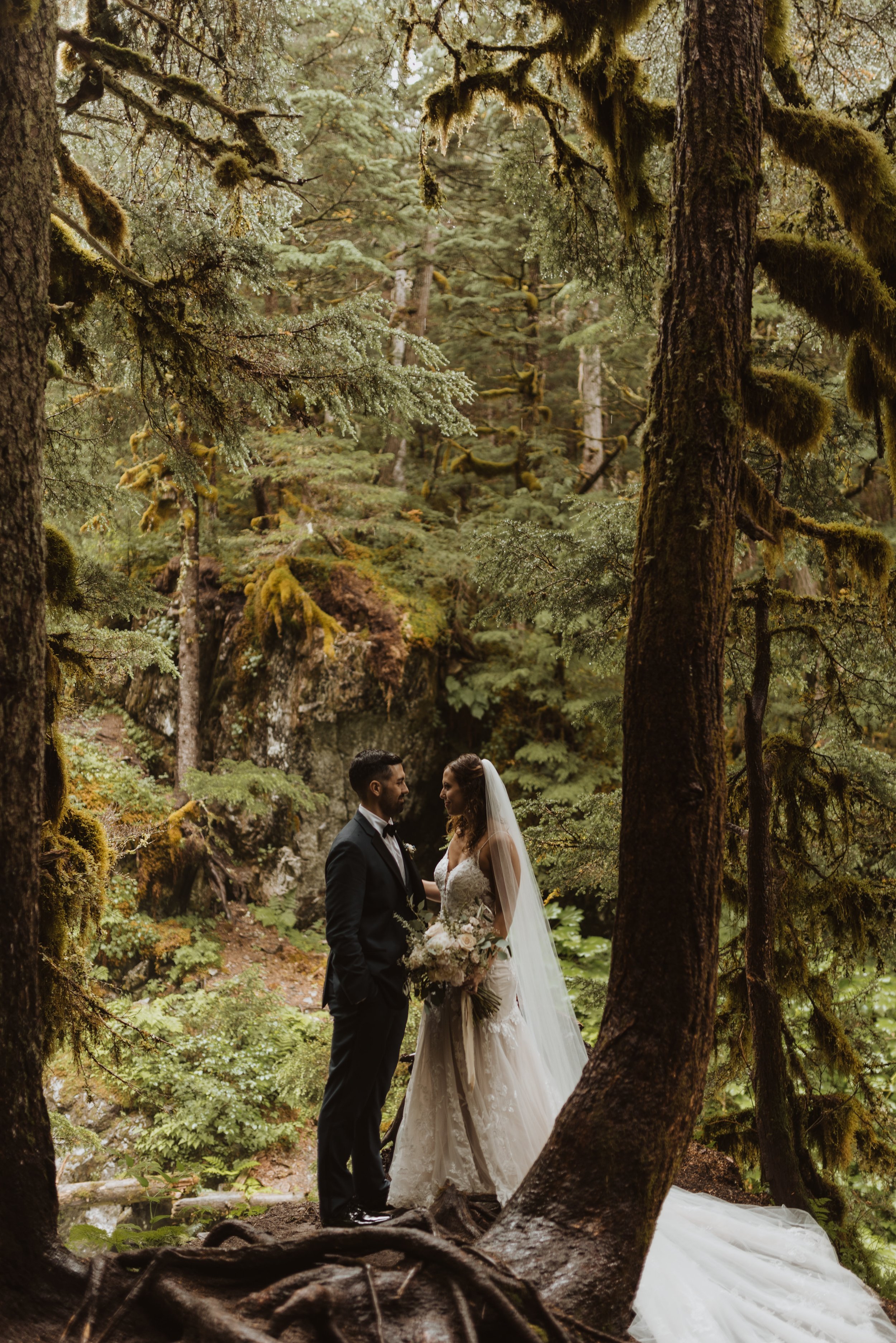 Inspiration for Rainy Day Weddings in Girdwood, Alaska