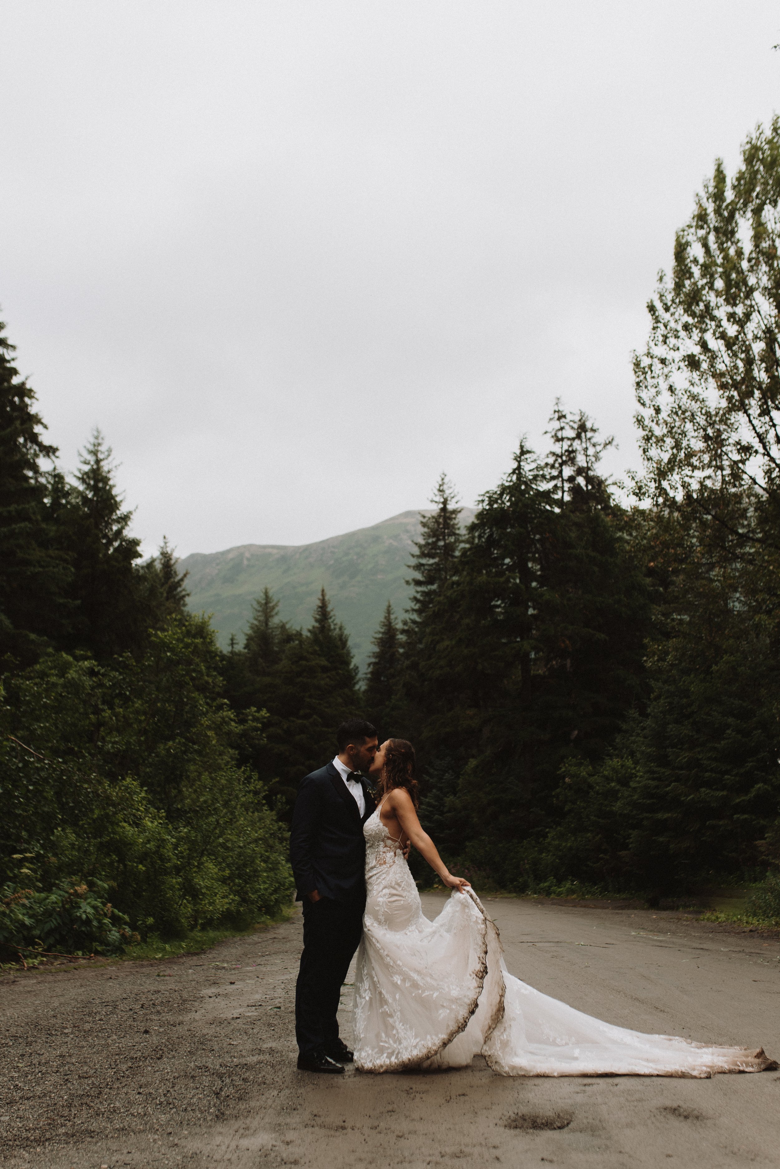 Inspiration for Rainy Day Weddings in Girdwood, Alaska