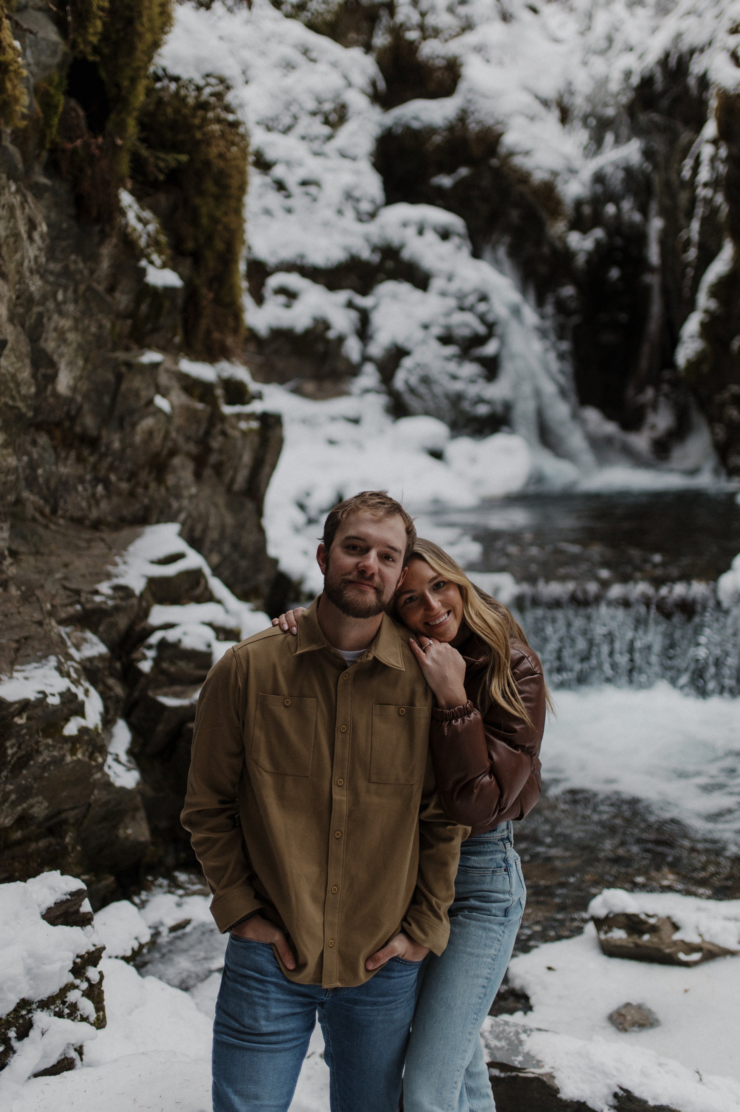 Girdwood, Alaska Winter Engagement Session