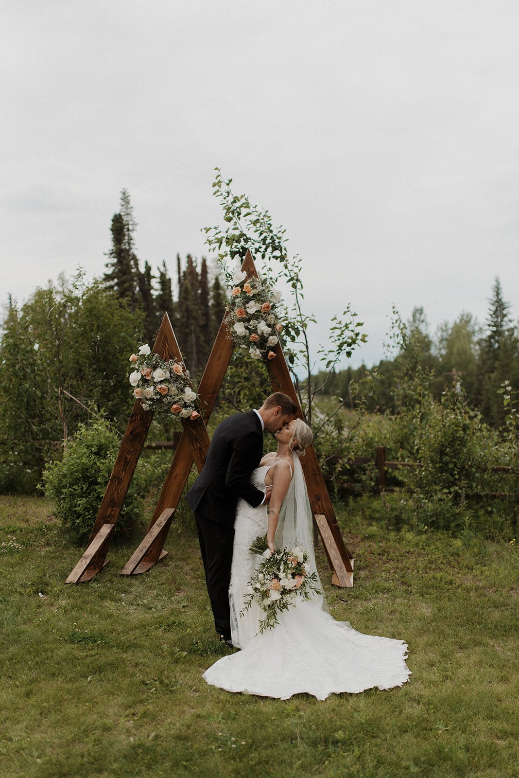 Alaska Soldotna Romantic Wedding Day