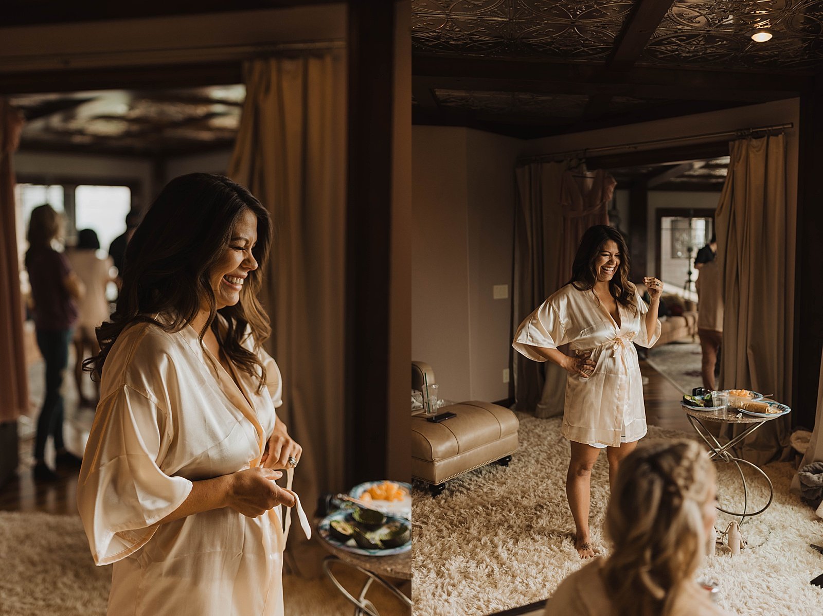  Bride getting ready for her Second Star Mansion wedding 