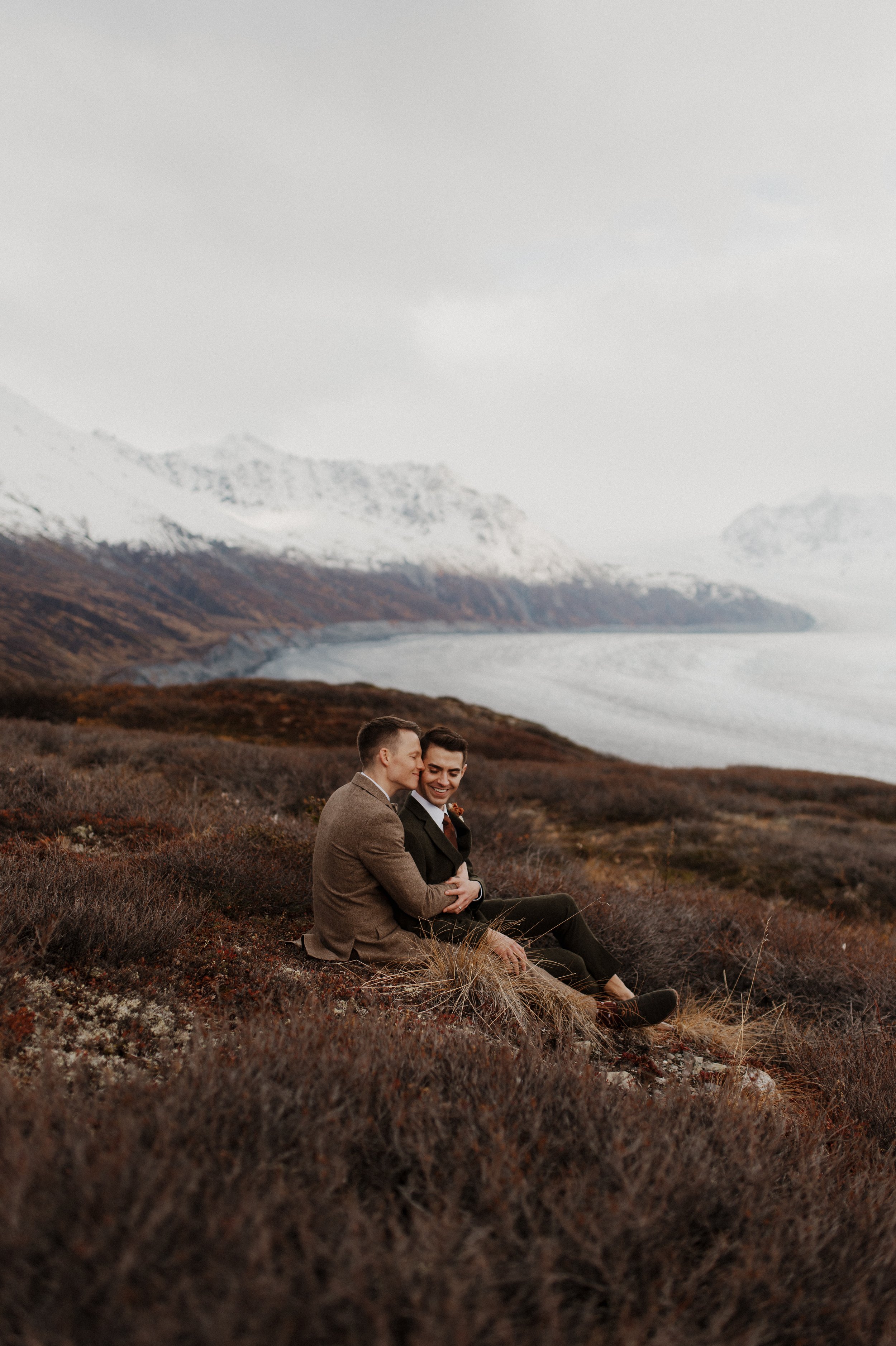 Adventurous Knik Glacier Elopement in Alaska