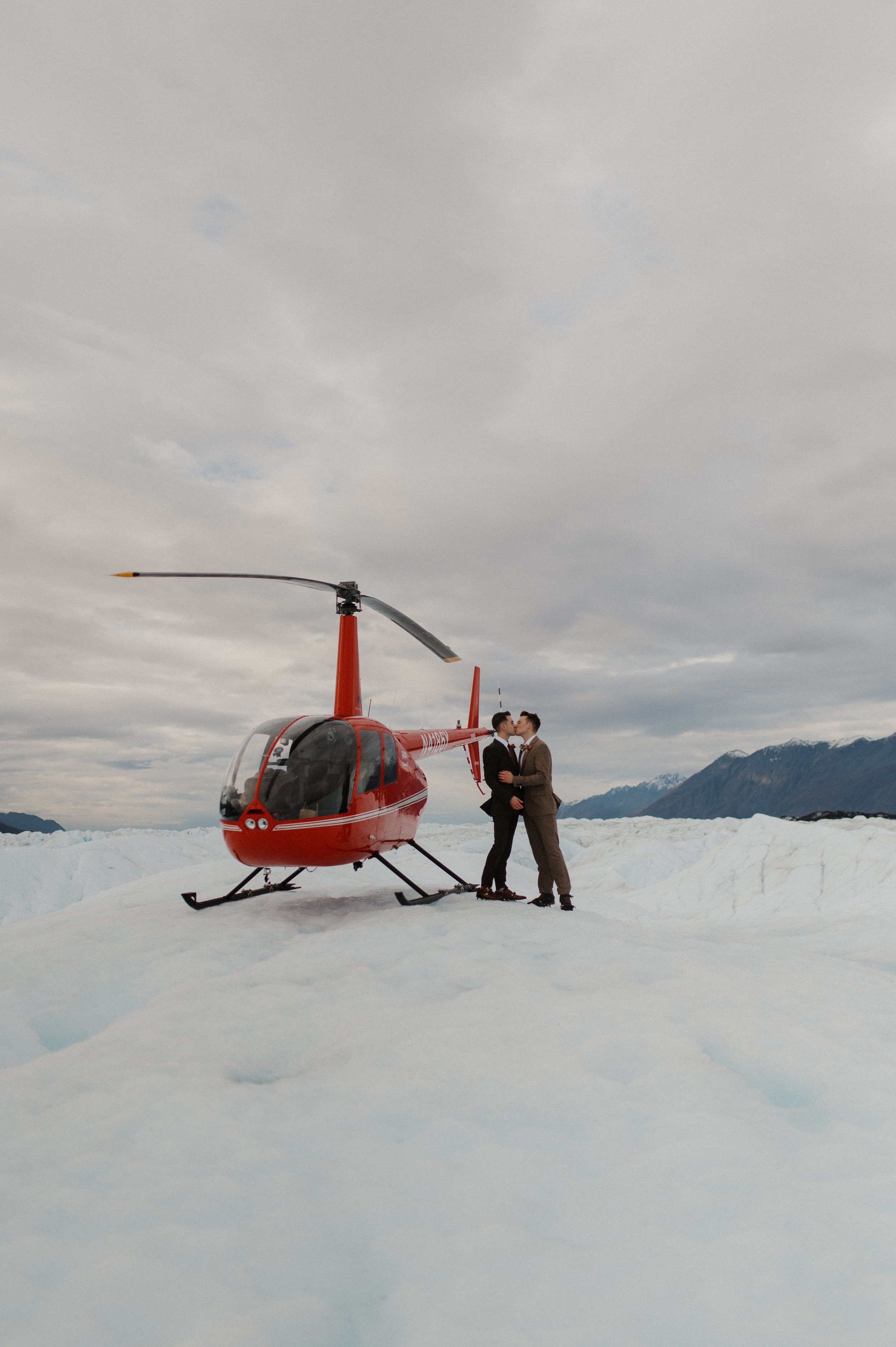 Adventurous Knik Glacier Elopement in Alaska