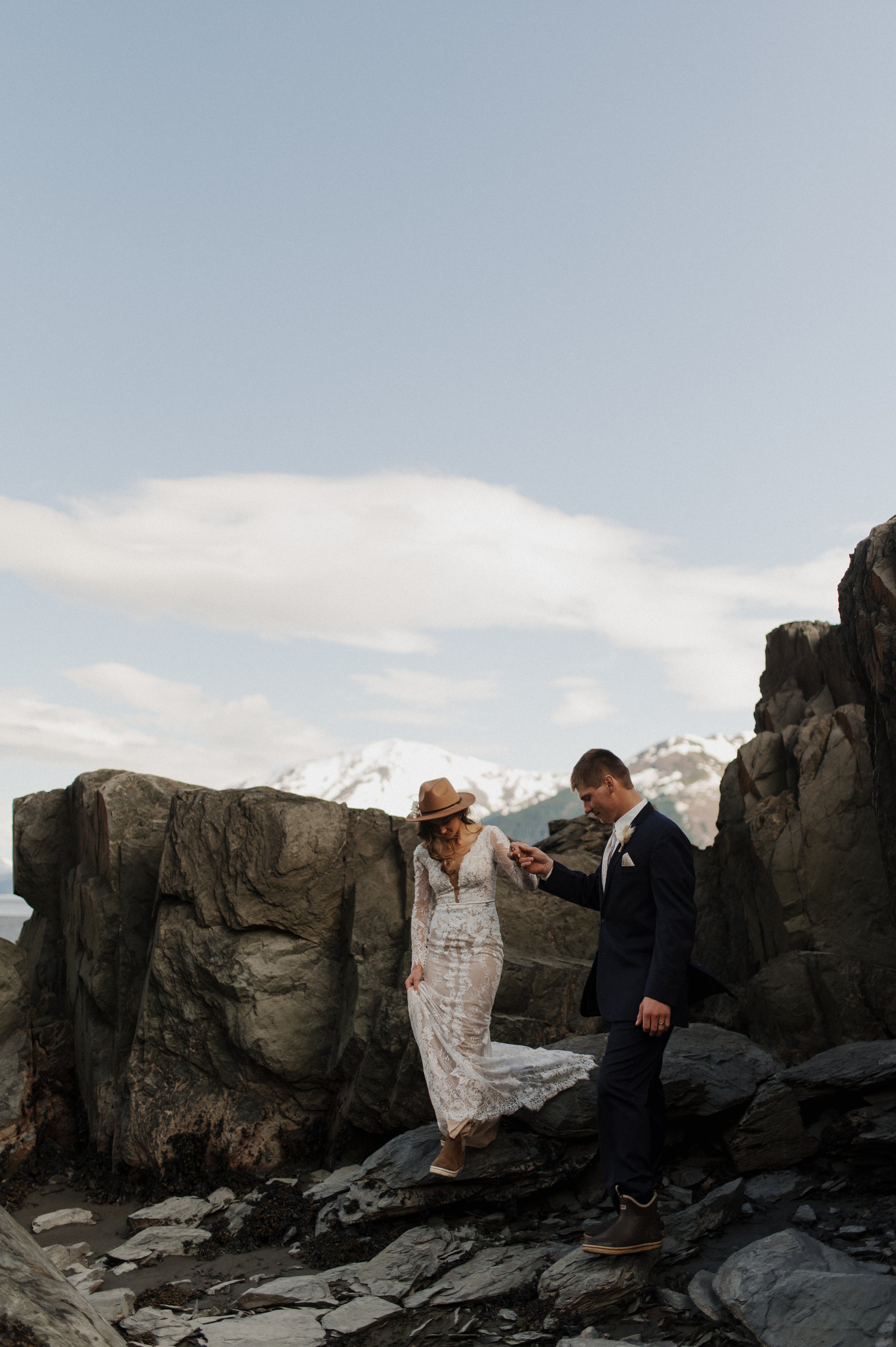 MOUNTAIN WEDDING IN THE SUMMER | GIRDWOOD, ALASKA