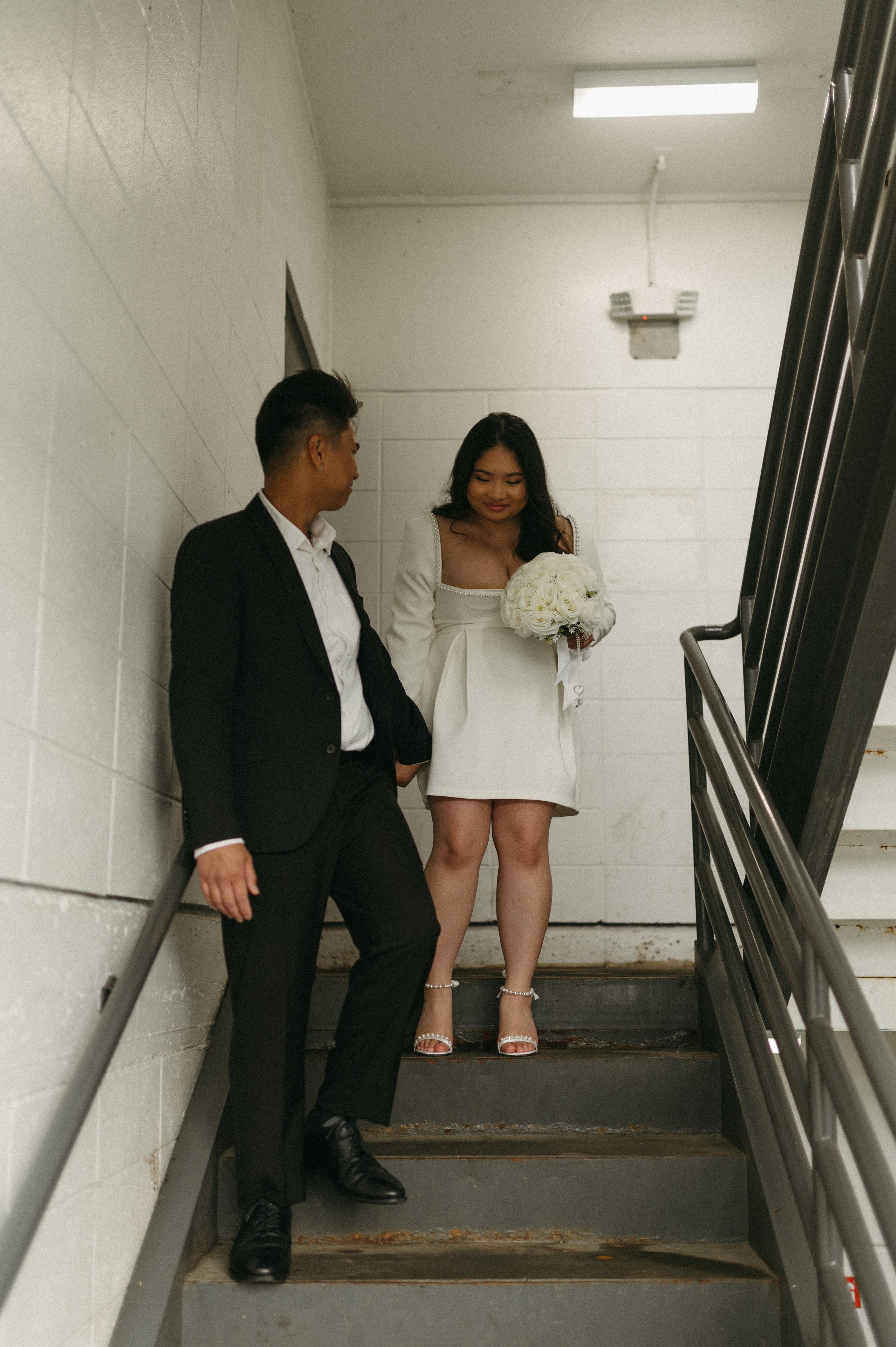 CITY WEDDING BRIDALS IN DOWNTOWN ANCHORAGE, ALASKA