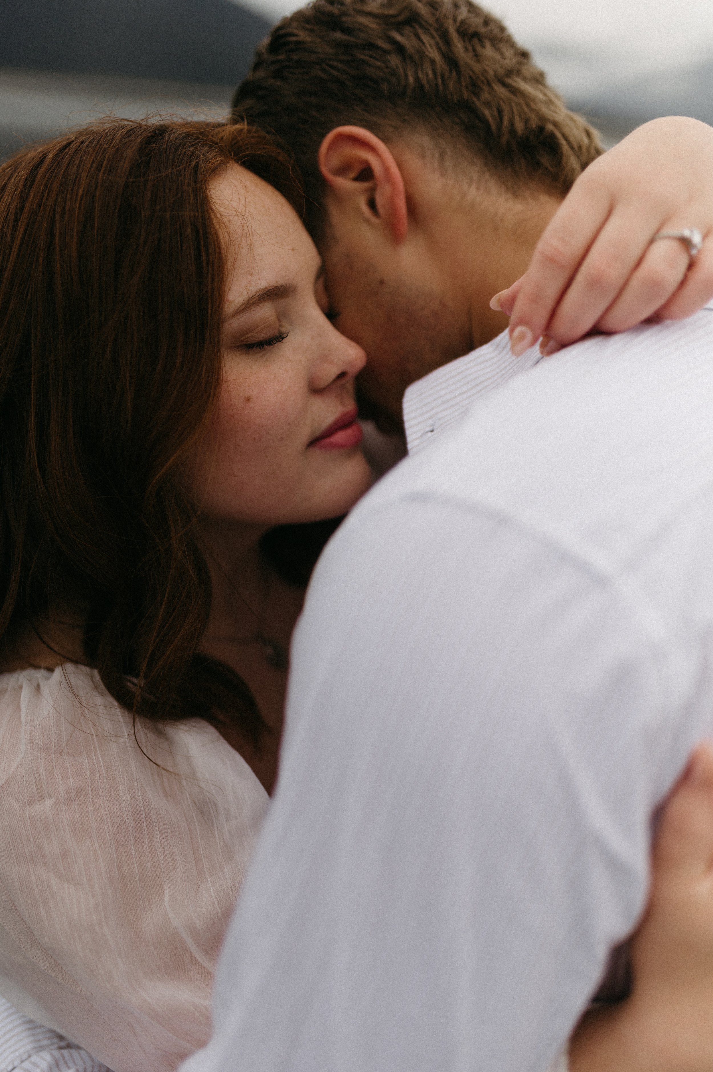 ENGAGEMENT PHOTOS ON THE BEACH OF GIRDWOOD, ALASKA