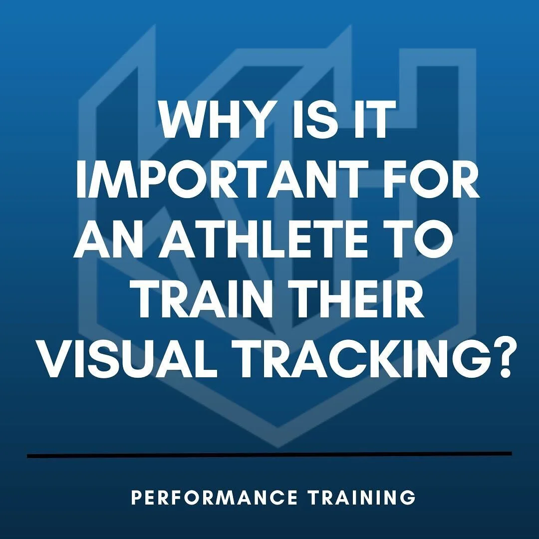 Why is it important for an athlete to train their visual tracking?
Visual senses provide an estimated 80% of the sensory input during performance. Enhancing your visual tracking allows you to process the game more quickly and accurately. 
For more