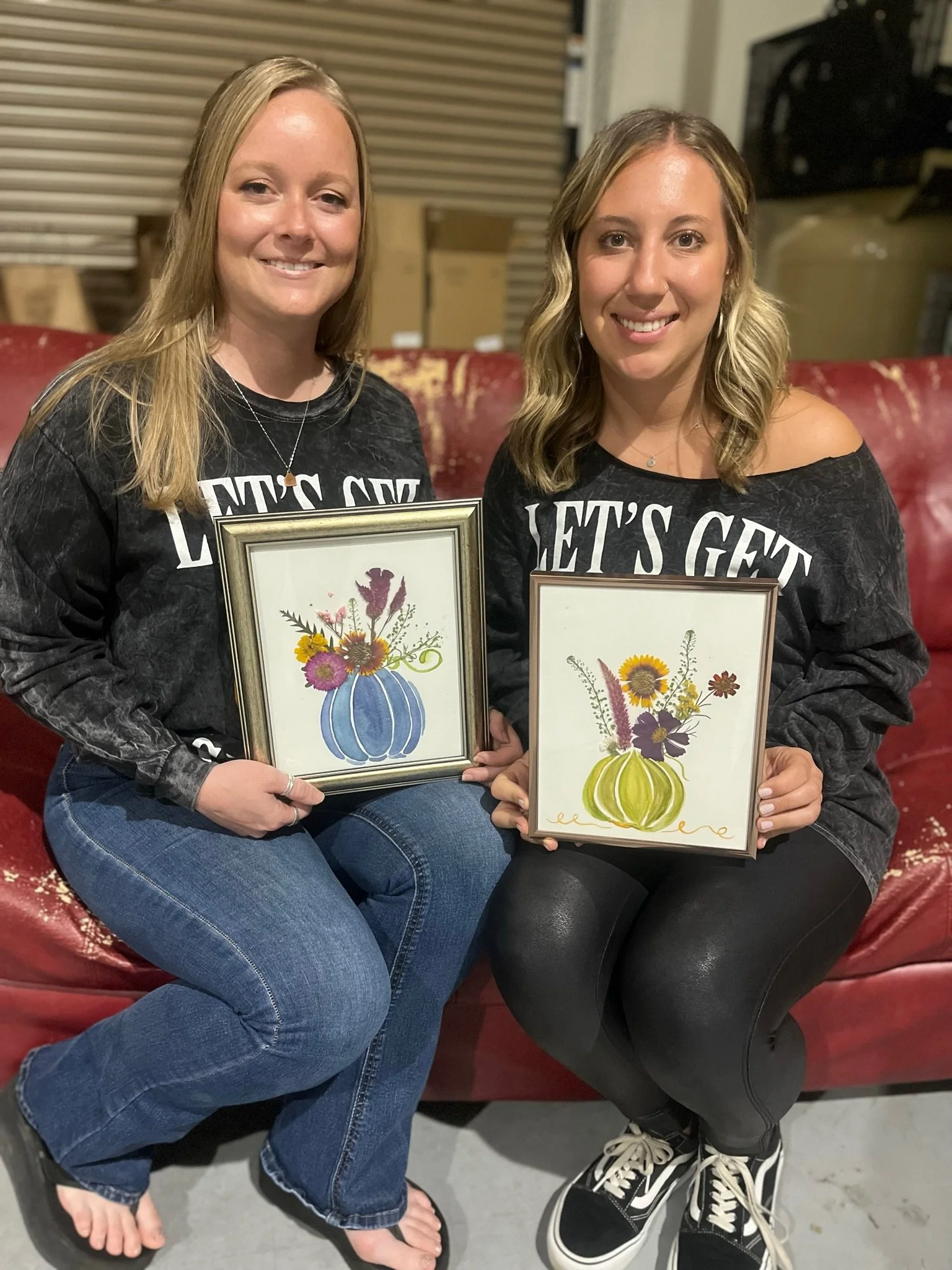 Watercolor + Pressed Flower Collab @ Barbarian