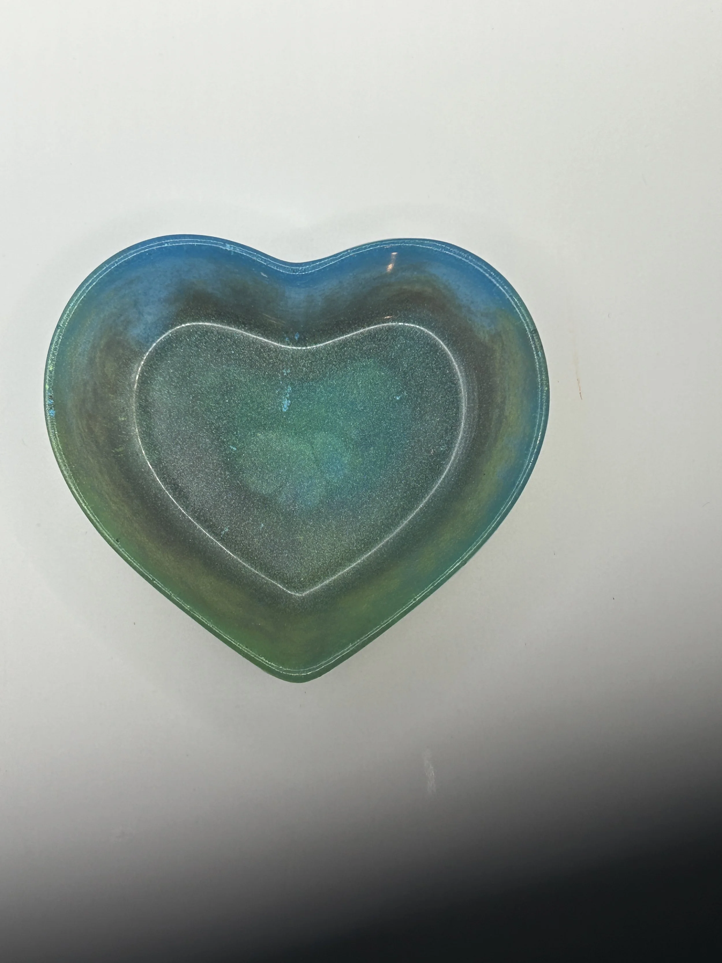 Heart shaped trinket trays