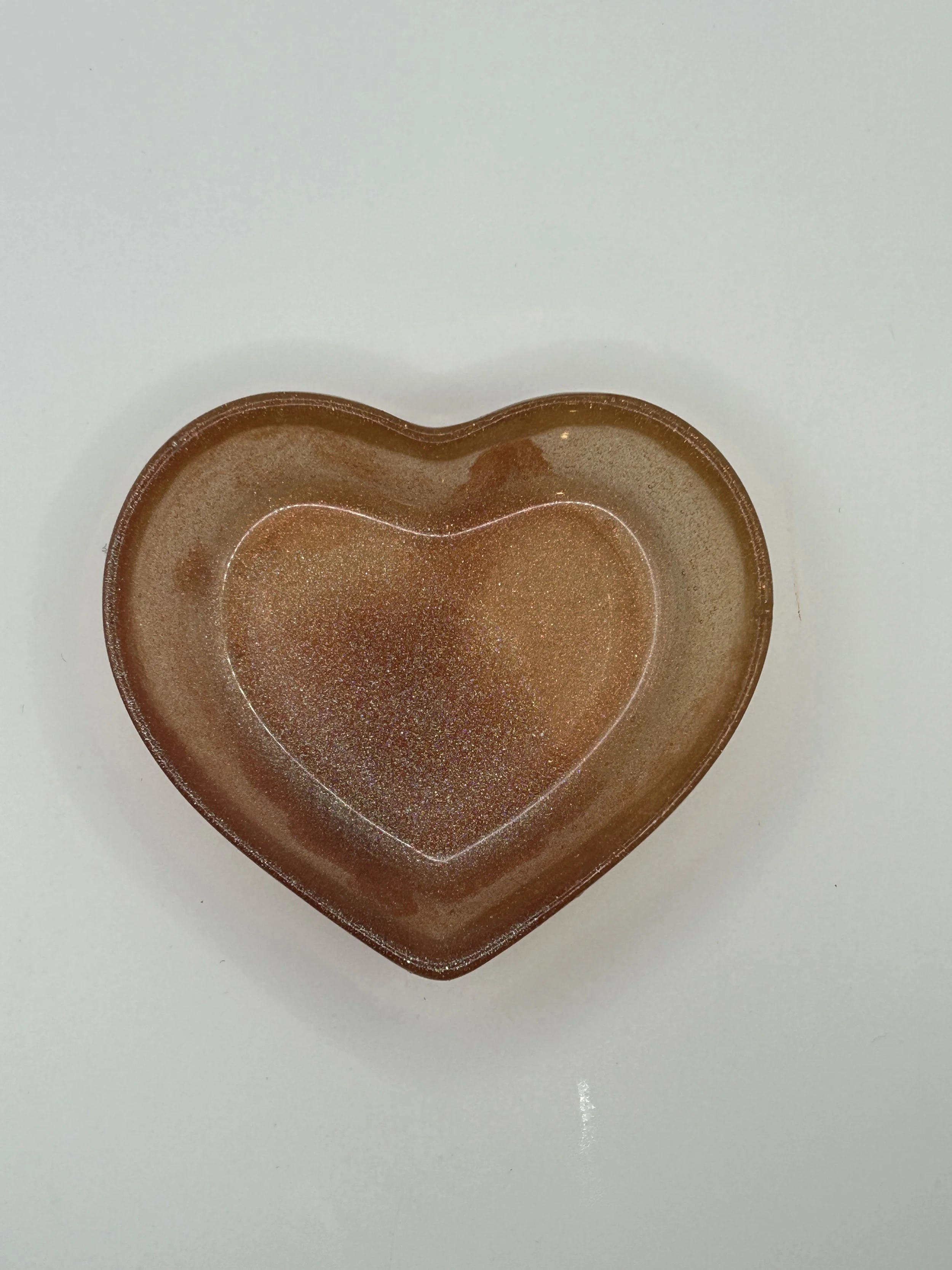 Heart shaped trinket trays