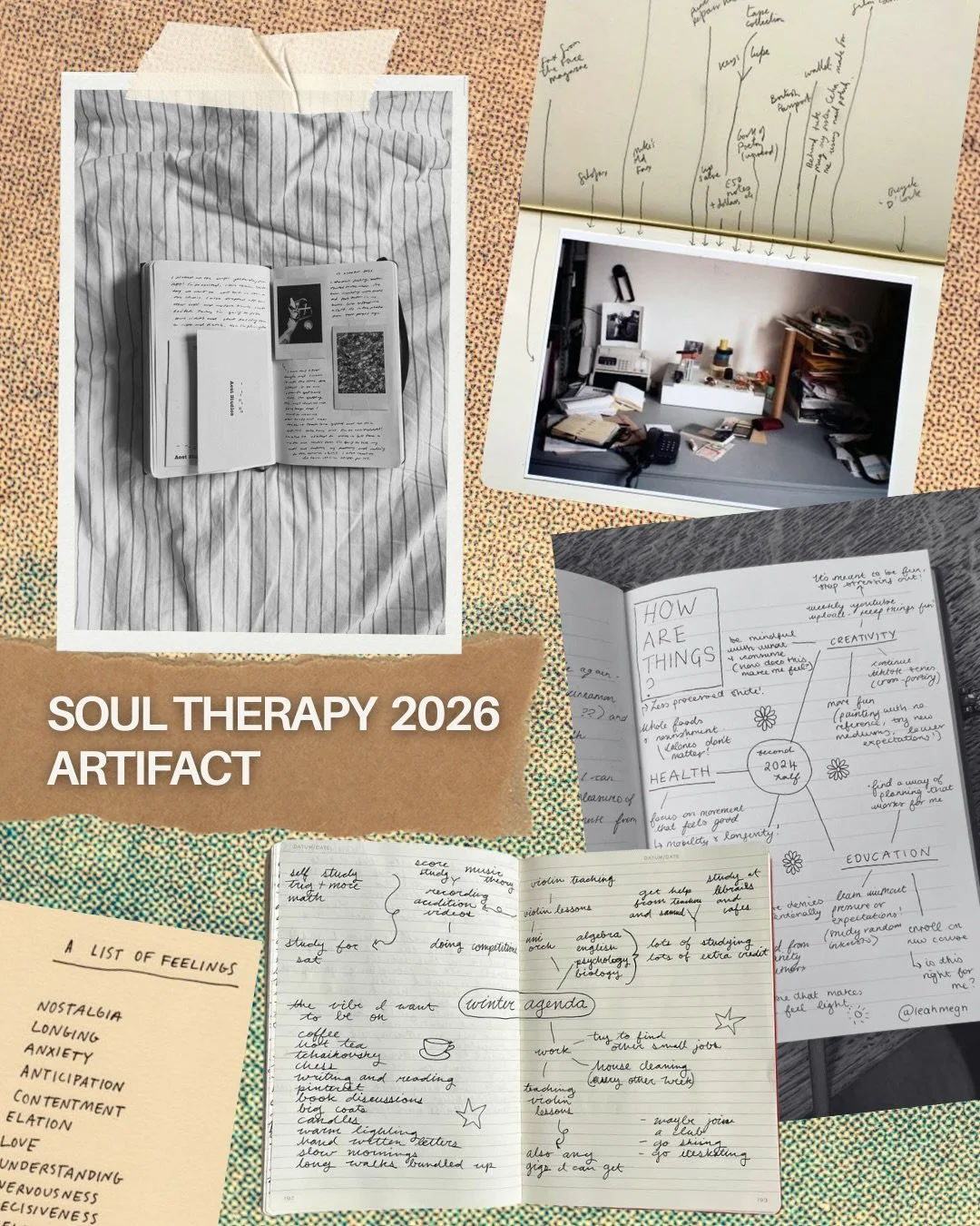 An artifact becomes meaningful through use. The way your handwriting changes over time. The pages that carry pauses, doubt, clarity, and repetition. You live with it, it becomes an expression of the flow you are in. 

This is how a year becomes somet