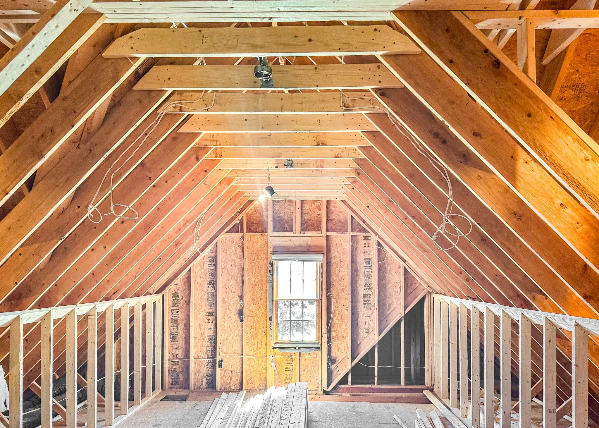 Attic Build-Out Framing and Electrical Rough-In in Fuquay-Varina NC
