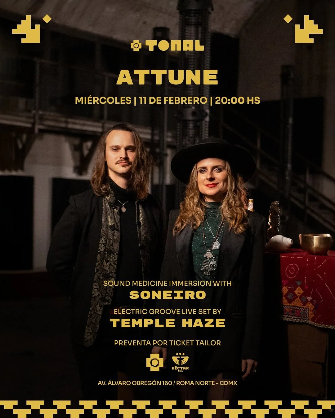 Mexico City! We are coming for you with a full tour (dates revealed soon). Save this one: our post-artweek gathering, where we will serve the medicine of sound for some integration and a full on boogie afterwards. This will be a great moment with all