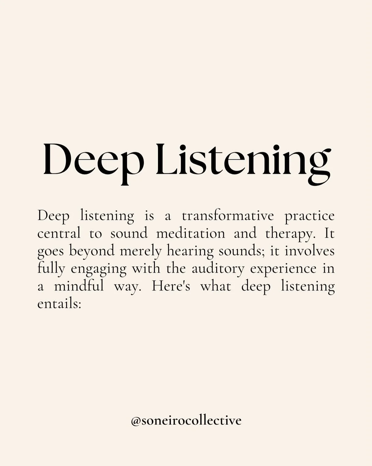 Some inspiration on how the medicine of sound can actually find you ~

Join our next trainings to dive into the deep listening experience.

#musicismedicine&nbsp;#soundtherapy&nbsp;#deeplistening&nbsp;#soundhealing&nbsp;#deeplistening