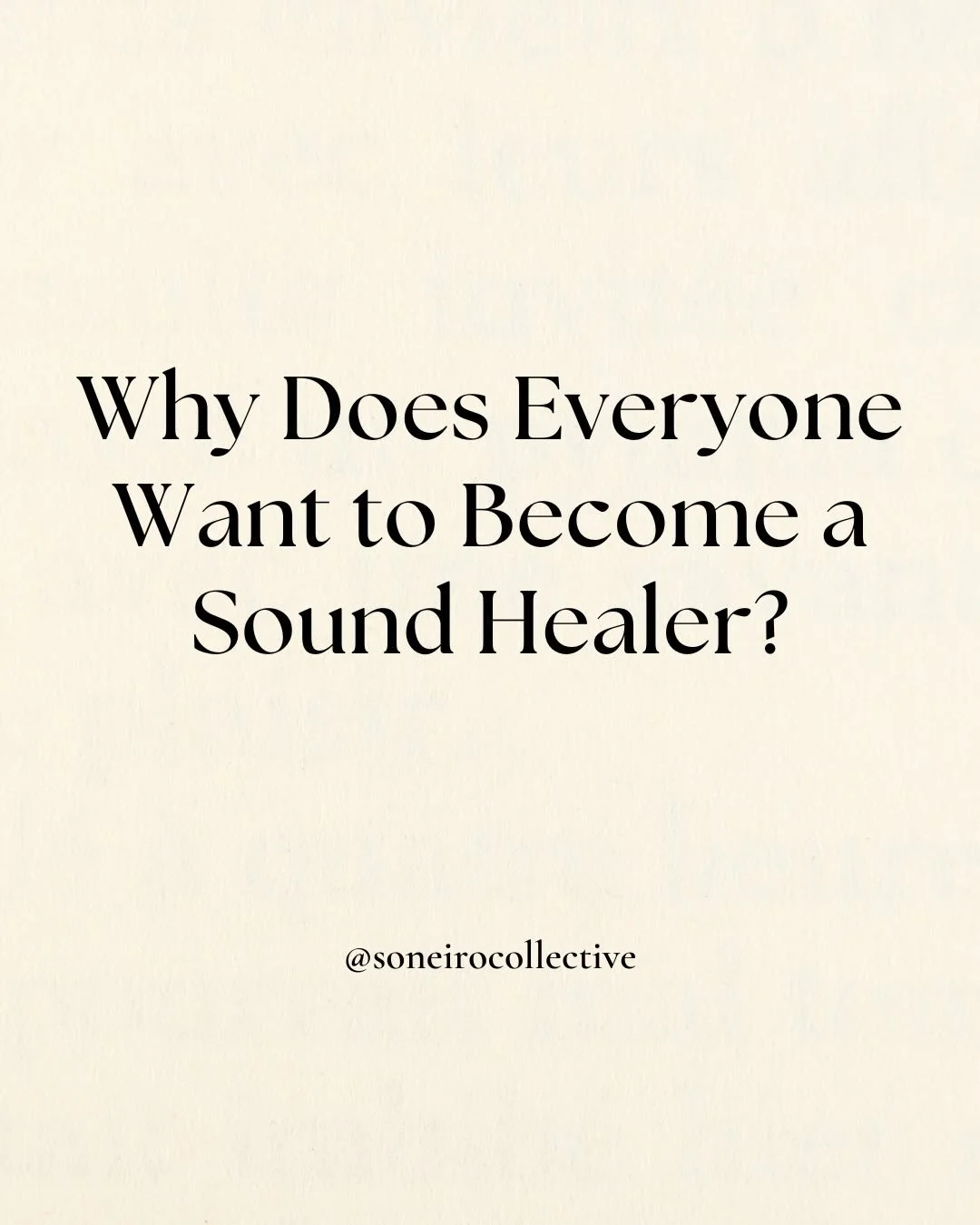 Working with sound is great. And we need more people doing it with integrity, with skillset, with devotion, with practice and experience. 

This is just a reminder that it comes with responsibility . 
Curious how you&rsquo;re experiencing this. 

Wha