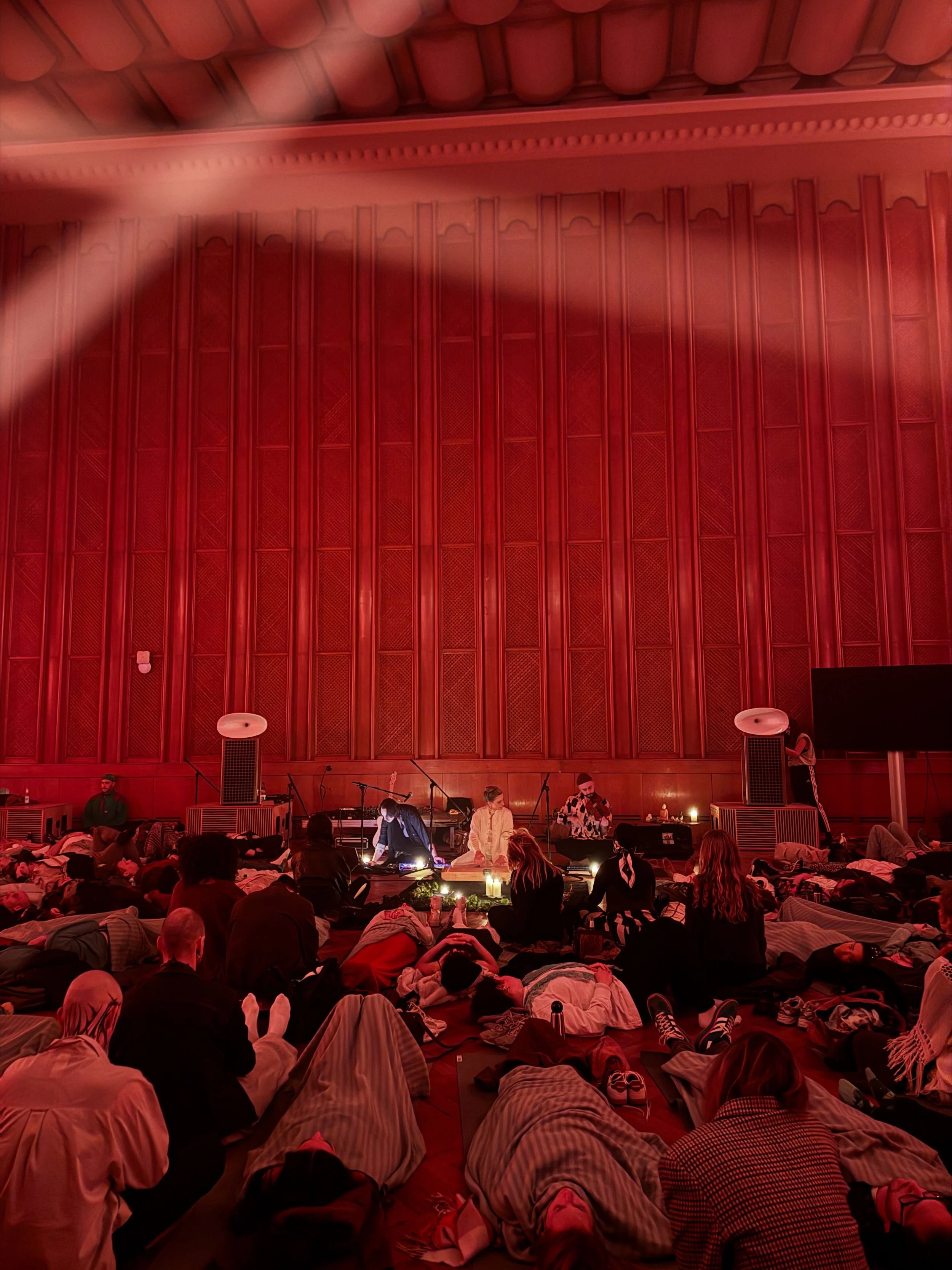 This felt like a dream. Surreal and sensual. It&rsquo;s astonishing how sound can open such a tender and intimate space, even amongst hundreds of people gathered together.

Sound for collective enchantment. Sound as medicine for the future. Sound for