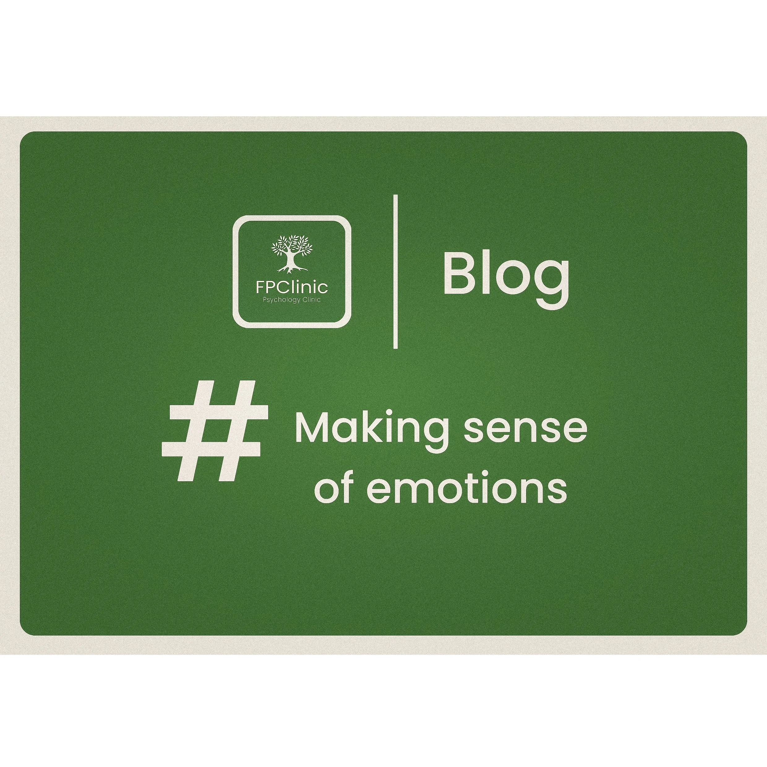 Making Sense of Emotions