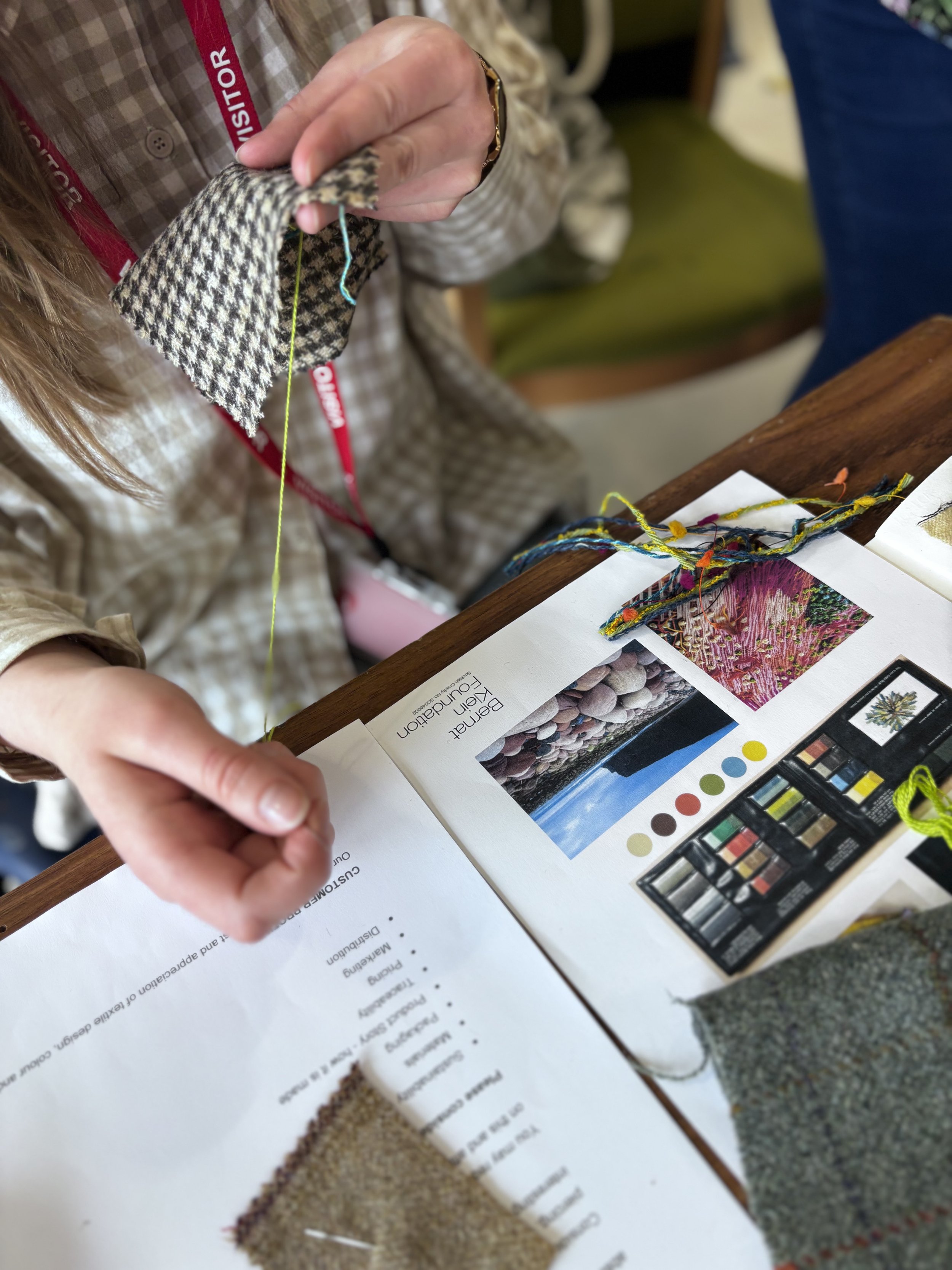 Crafting Colour and Innovation Workshops:&nbsp;inspiring new product development by Maggie Marr