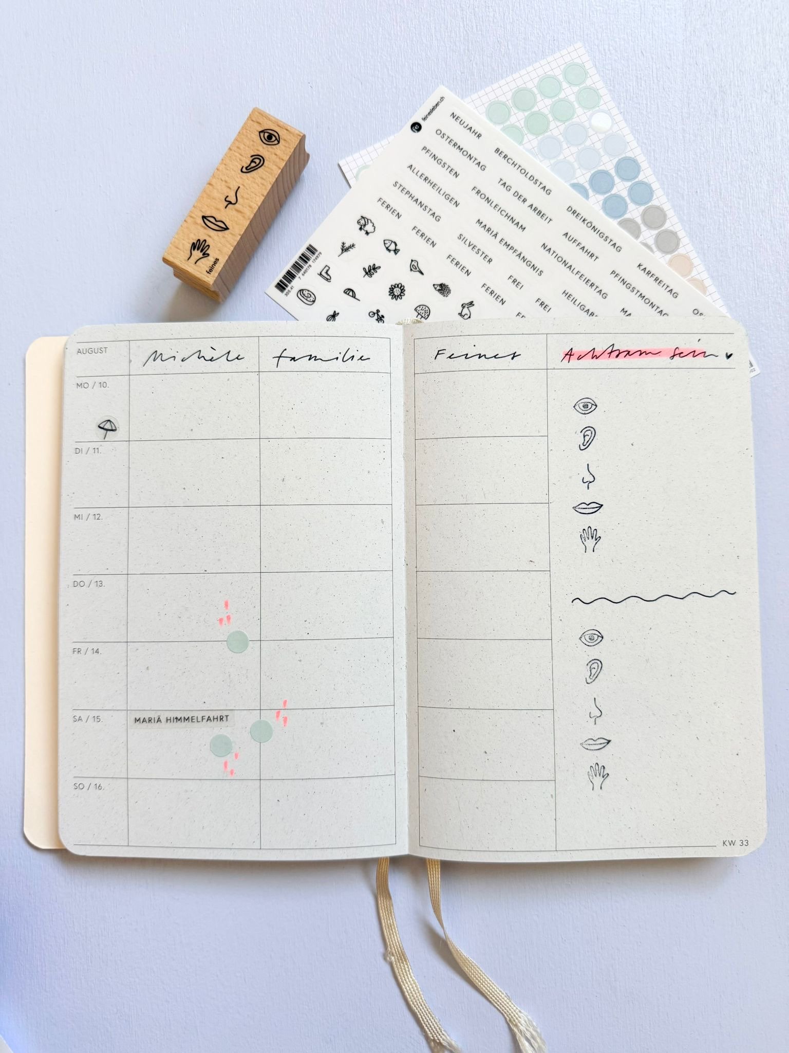 5 Sinne Stempel