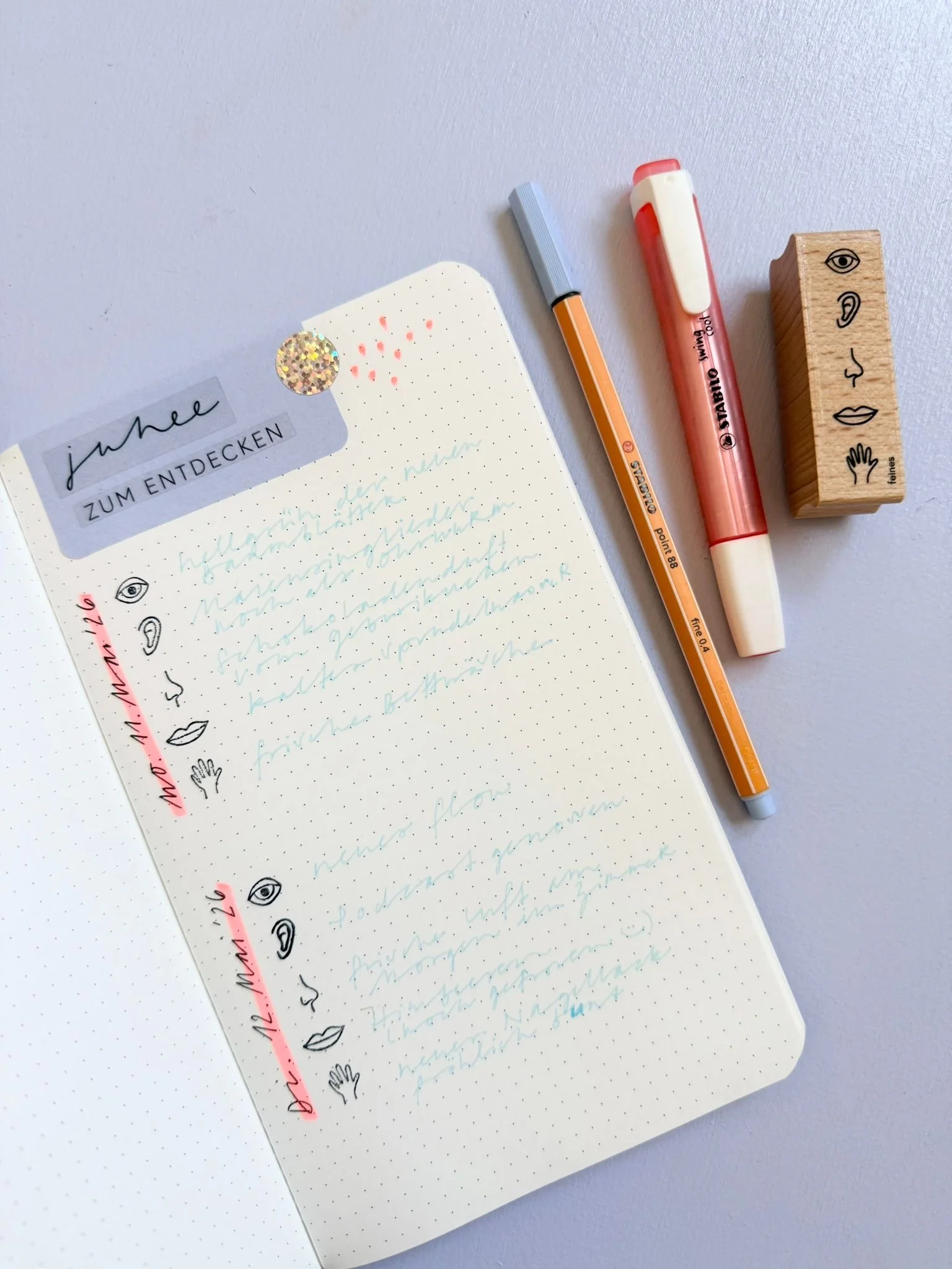 5 Sinne Stempel