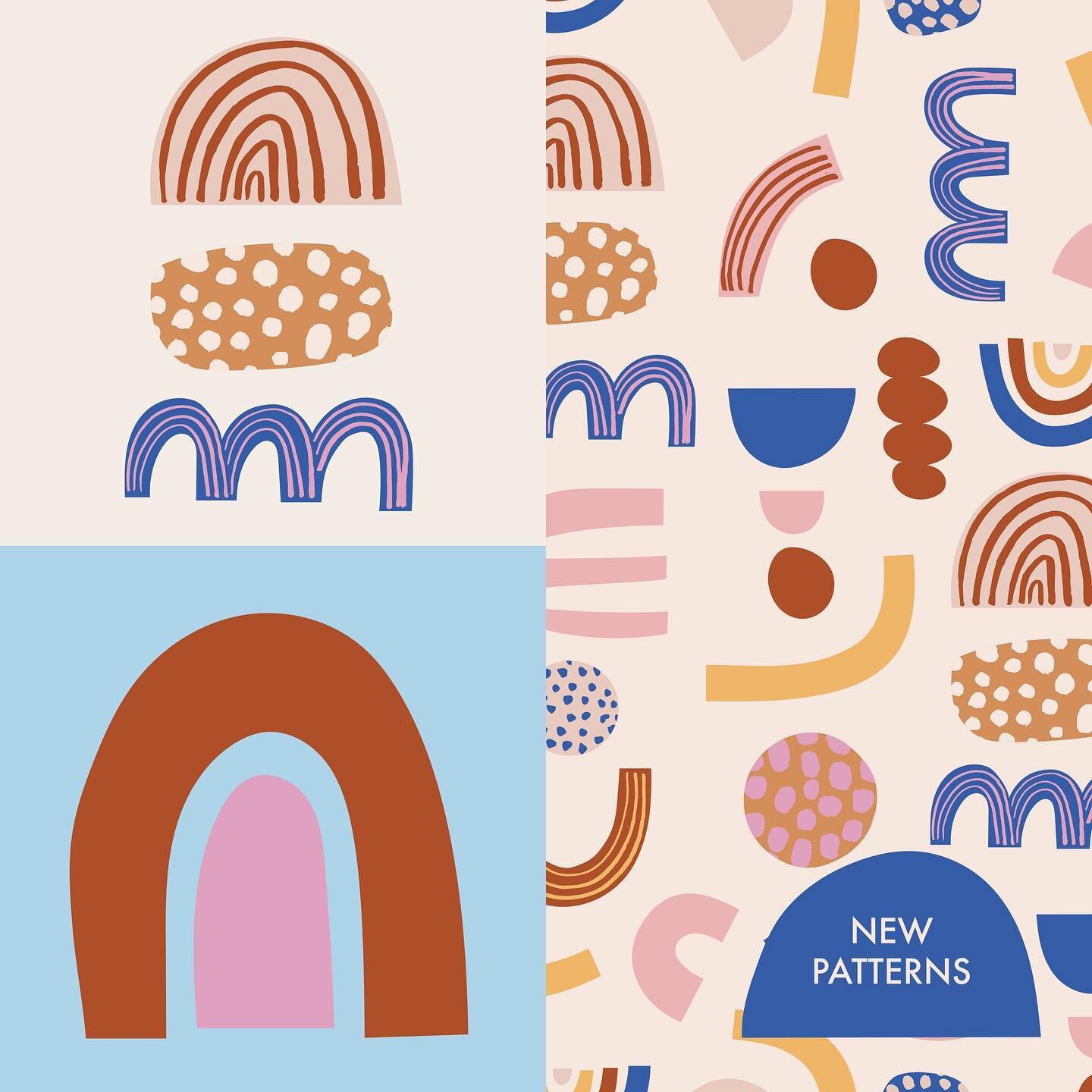 Happy Monday 🌞🌞
It&rsquo;s a new week so why not a new pattern to drop on the Pattern Shop!! 

Scandi Shapes is the perfect little pattern collection for stationery, children&rsquo;s wear, it would even be super cute as some nice brand packaging 🌈